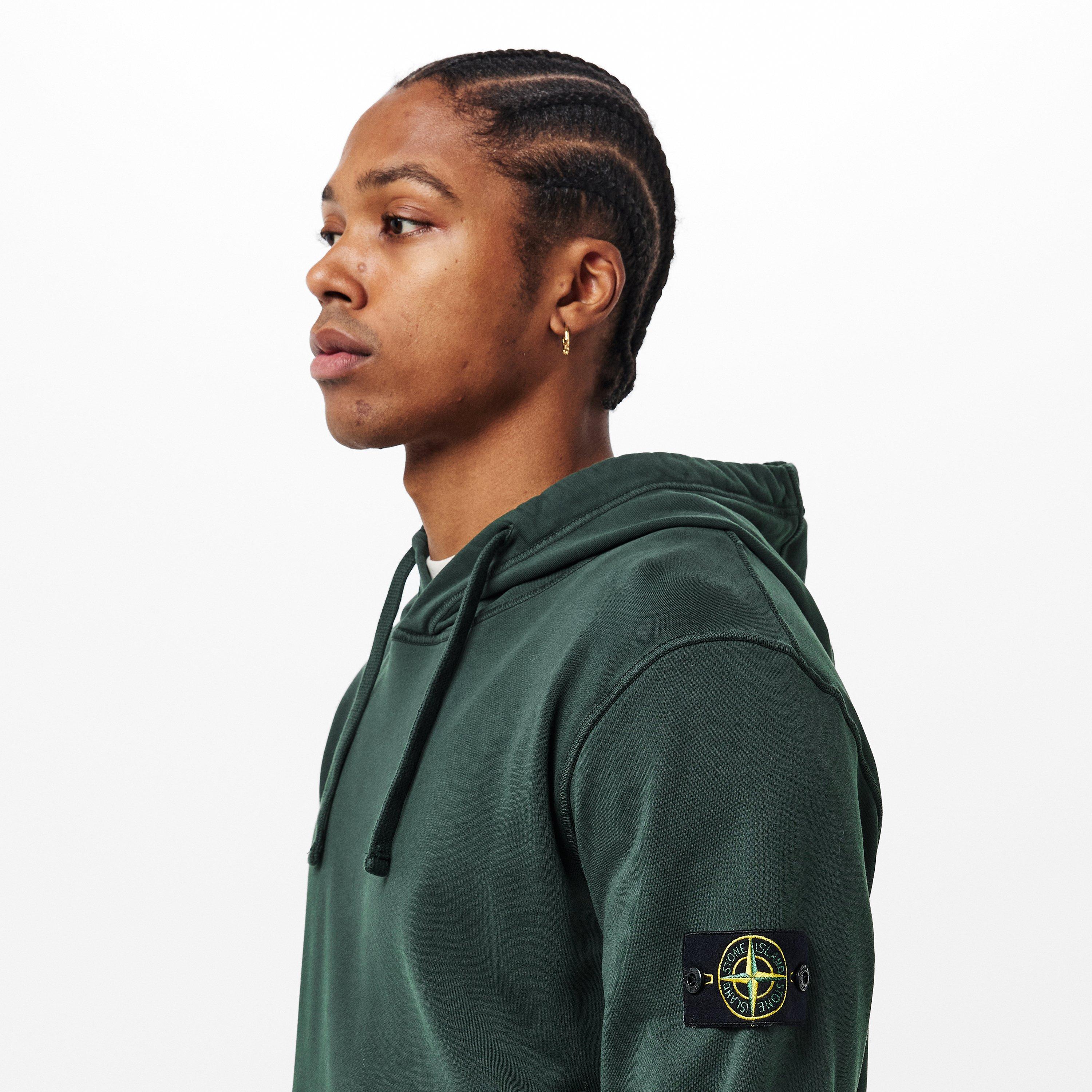 Ginepro V005E - Stone Island - Men's Heavyweight Fleece Hoodie - 5