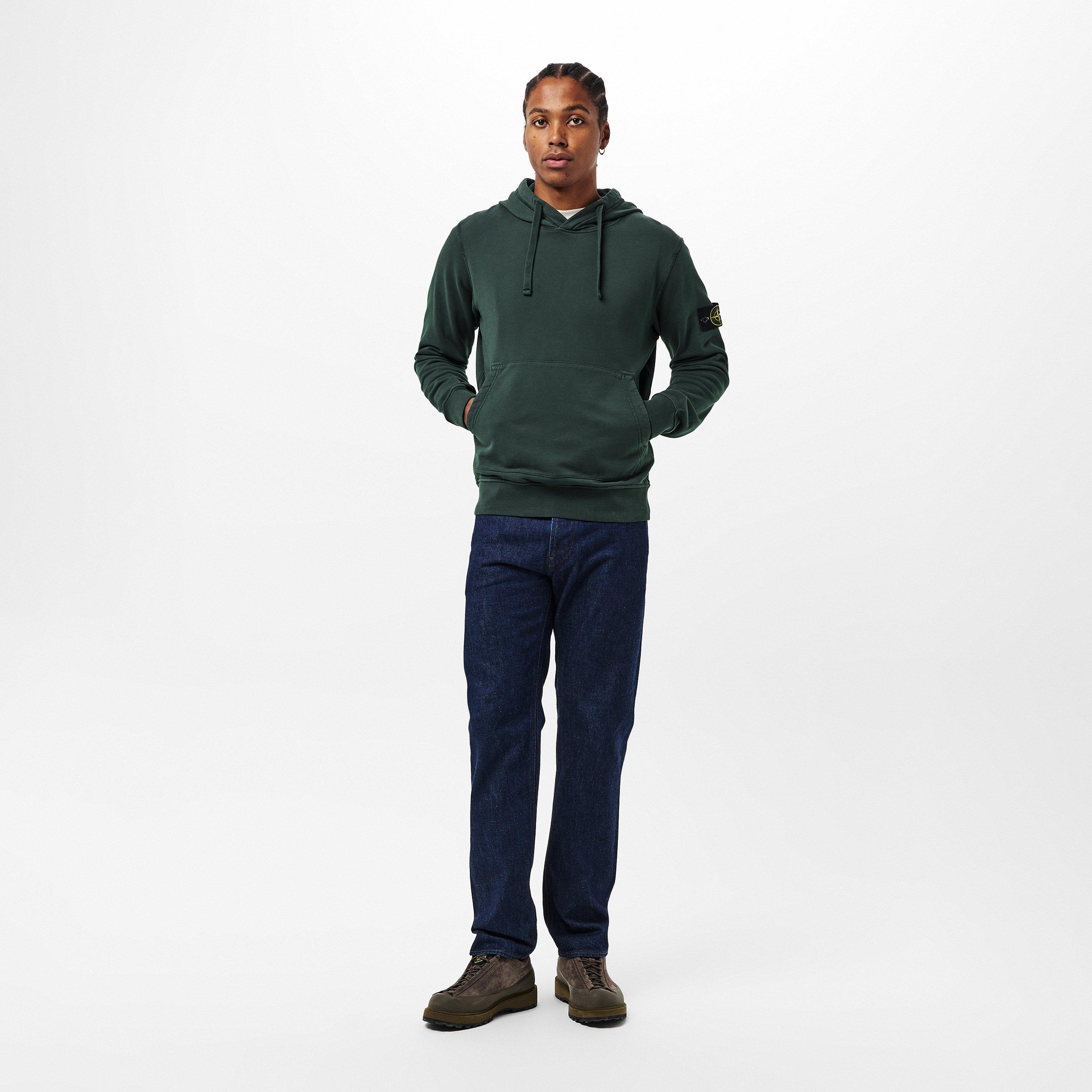 Ginepro V005E - Stone Island - Men's Heavyweight Fleece Hoodie - 6