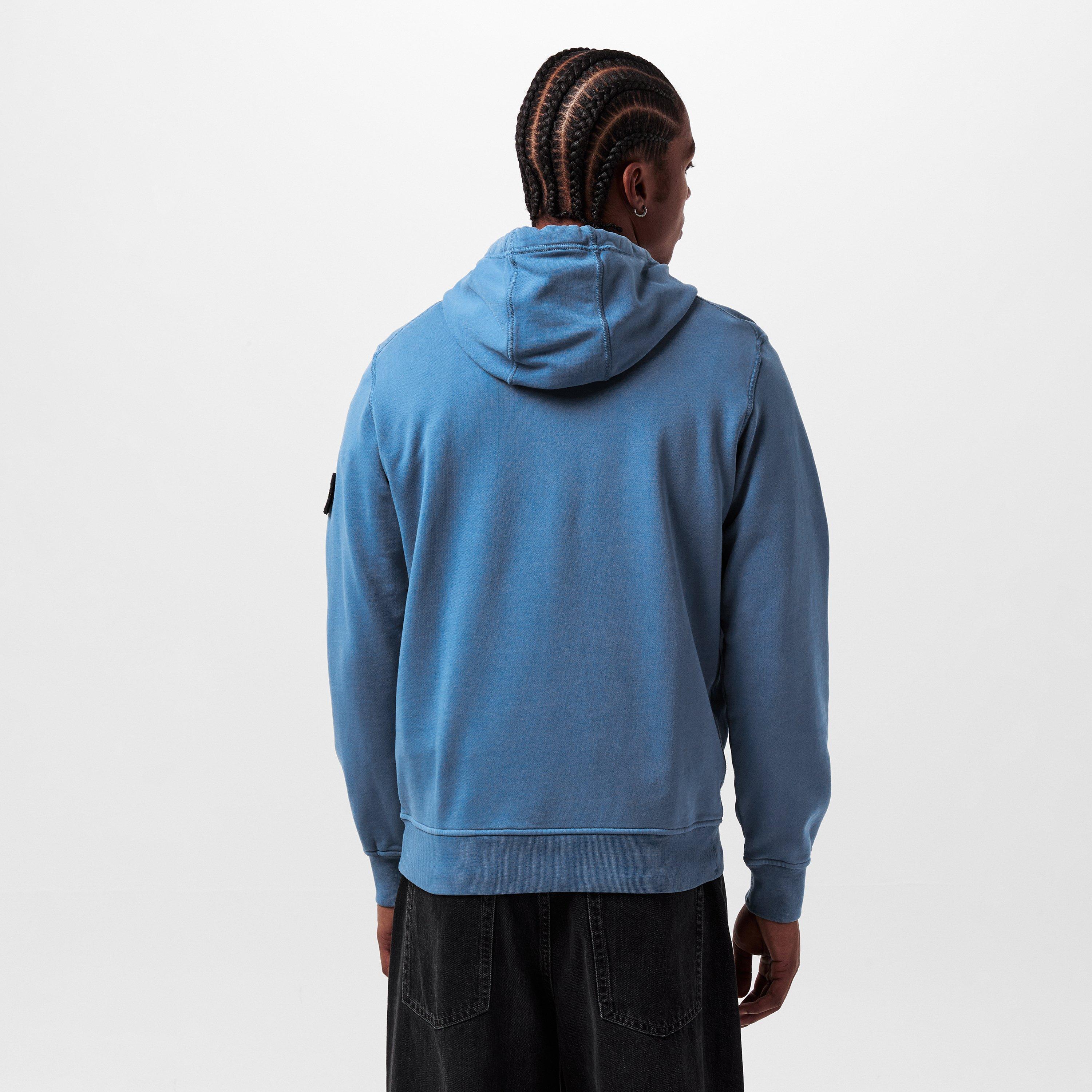 Blue Acc V002B - Stone Island - Men's Heavyweight Fleece Hoodie - 4