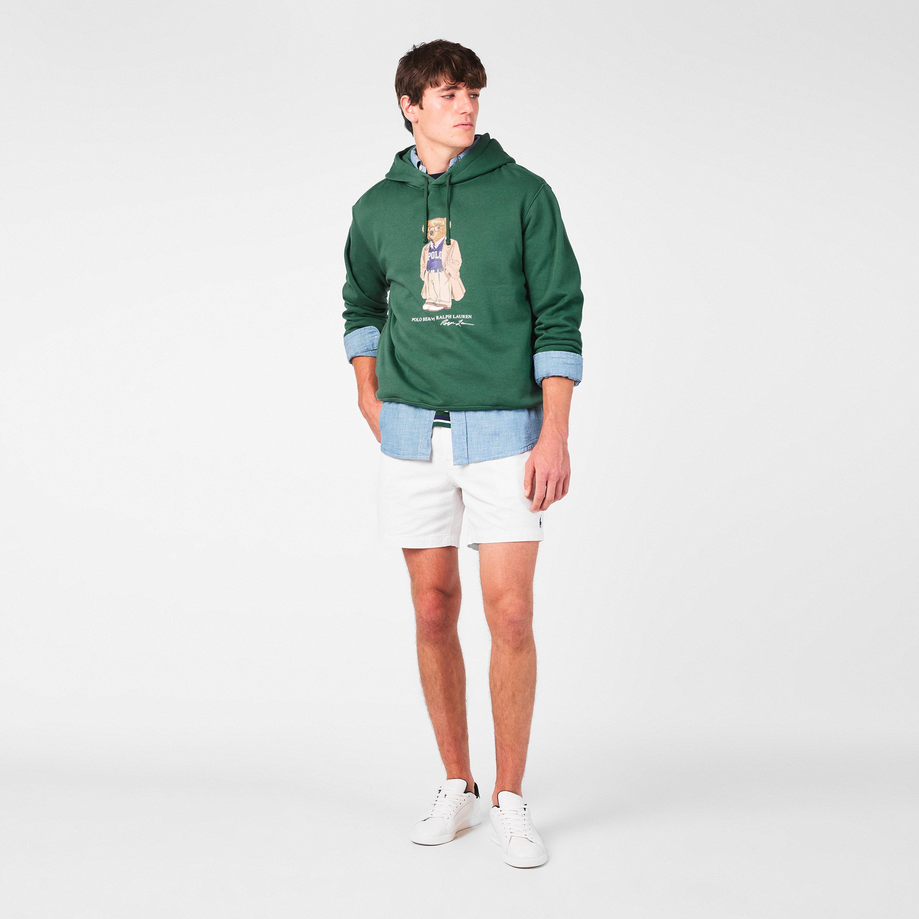 Washed Forest - Polo Ralph Lauren - Men's HRTG Bear Over-the-Head Hoodie - 6