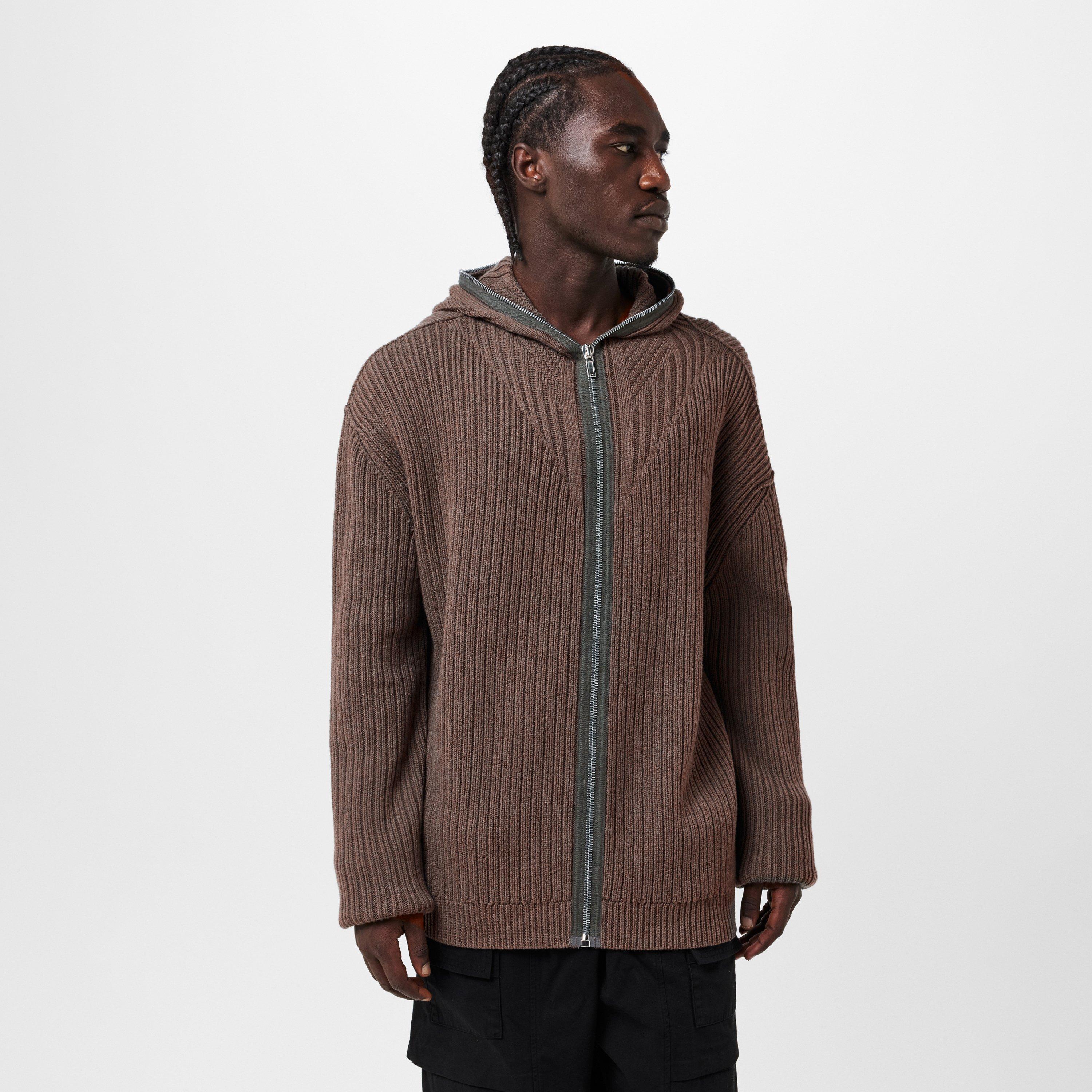 Rick Owens | Men's Asymmetric Zip Hoodie | Cruise Fashion