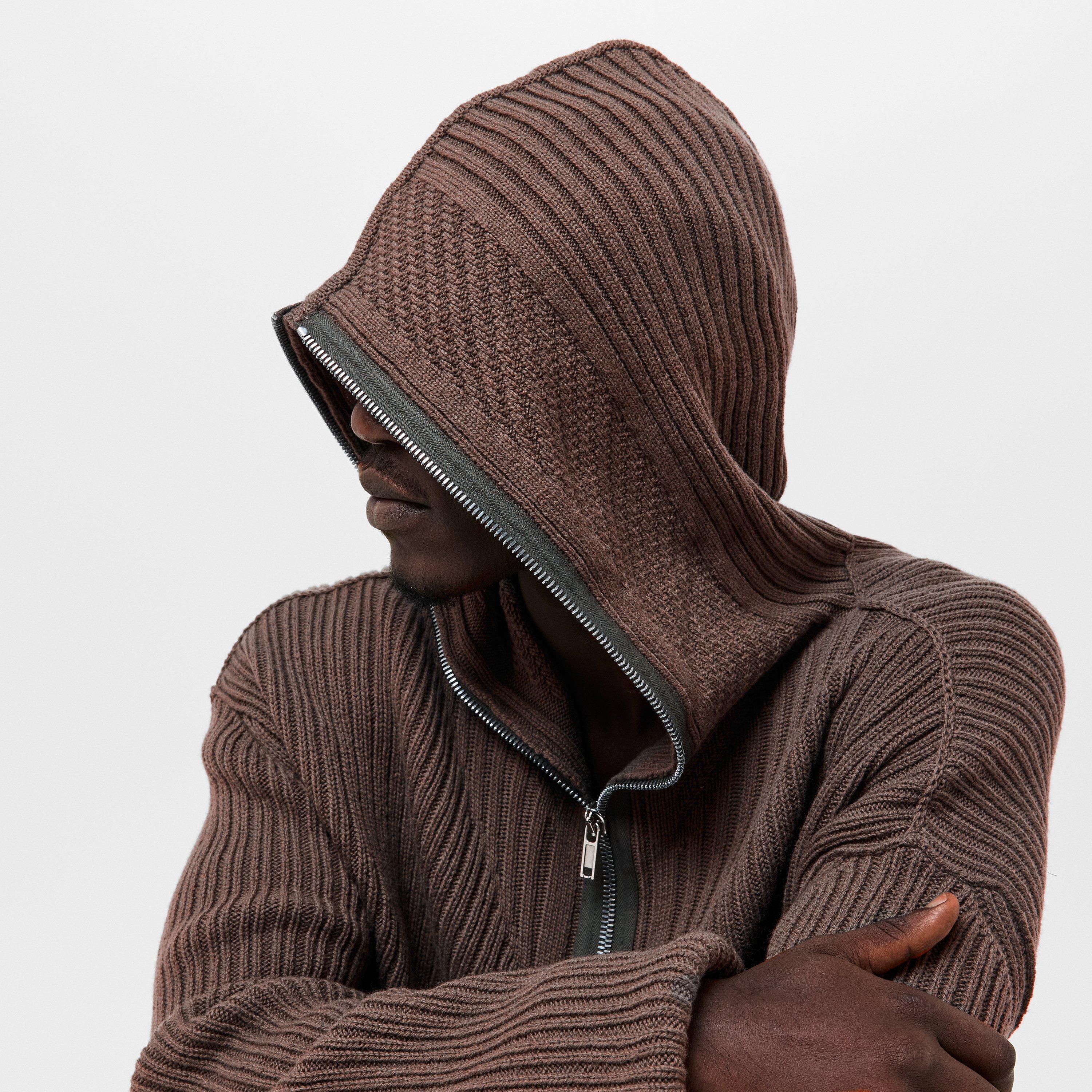 Rick Owens Men's Asymmetric Zip Hoodie | Cruise Fashion