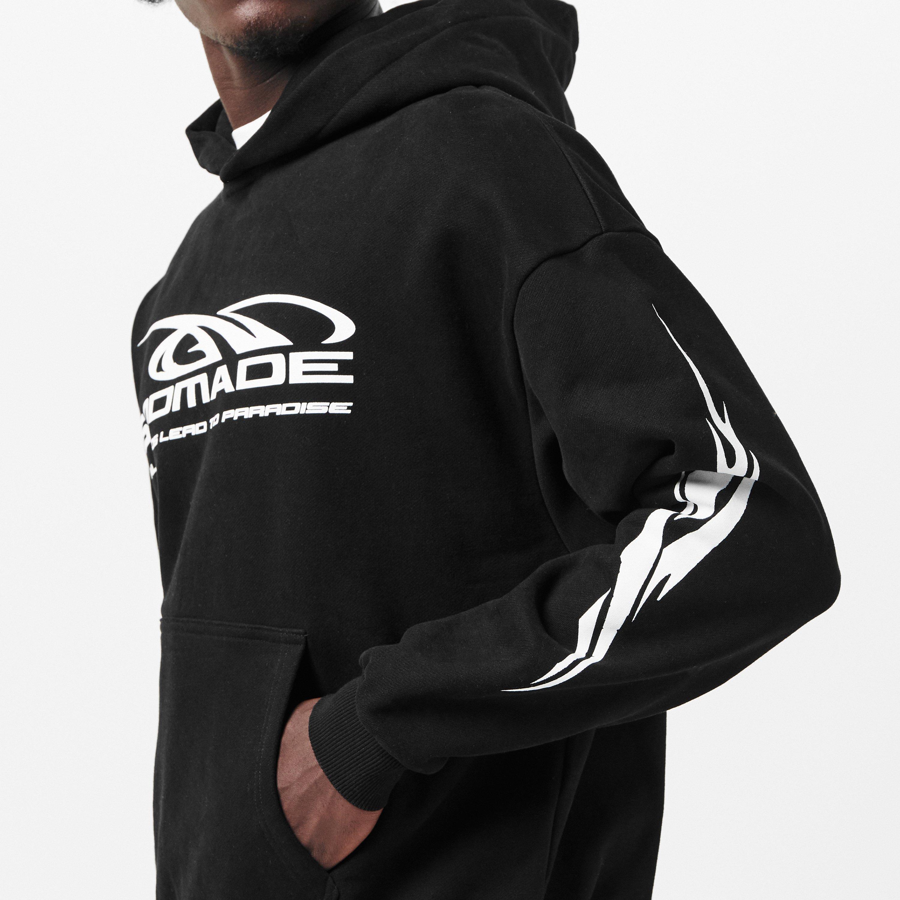 Black - God Made - Men's Hoodie - 5