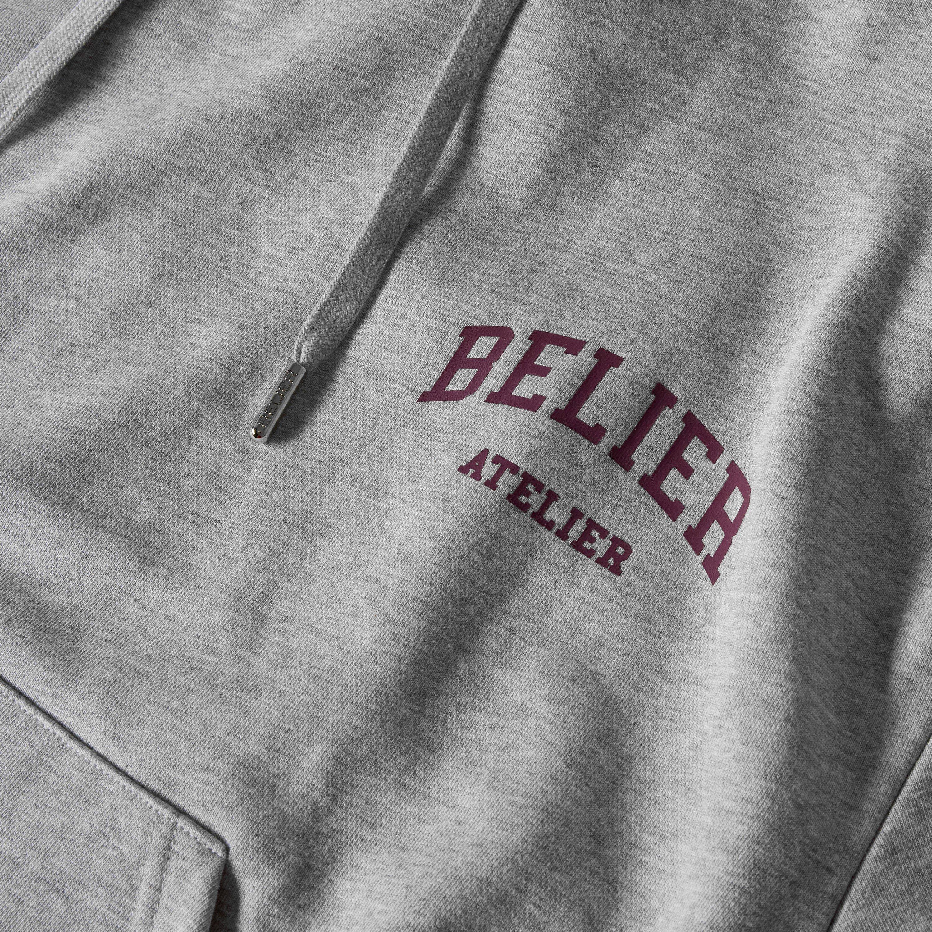 Grey Marl - BELIER - BELIER Campus Hoodie Sn63 - 3