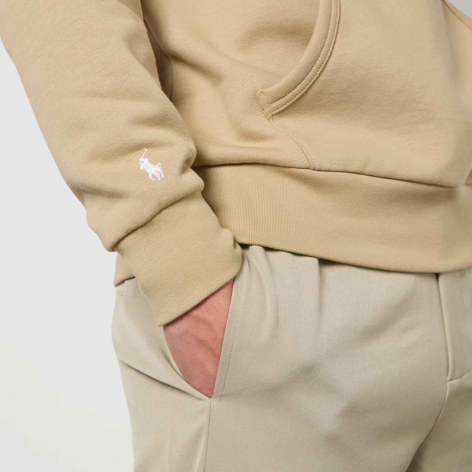 Coastal Beige - Ralph Lauren - Men's Varsity Pull Over Hoodie - 3