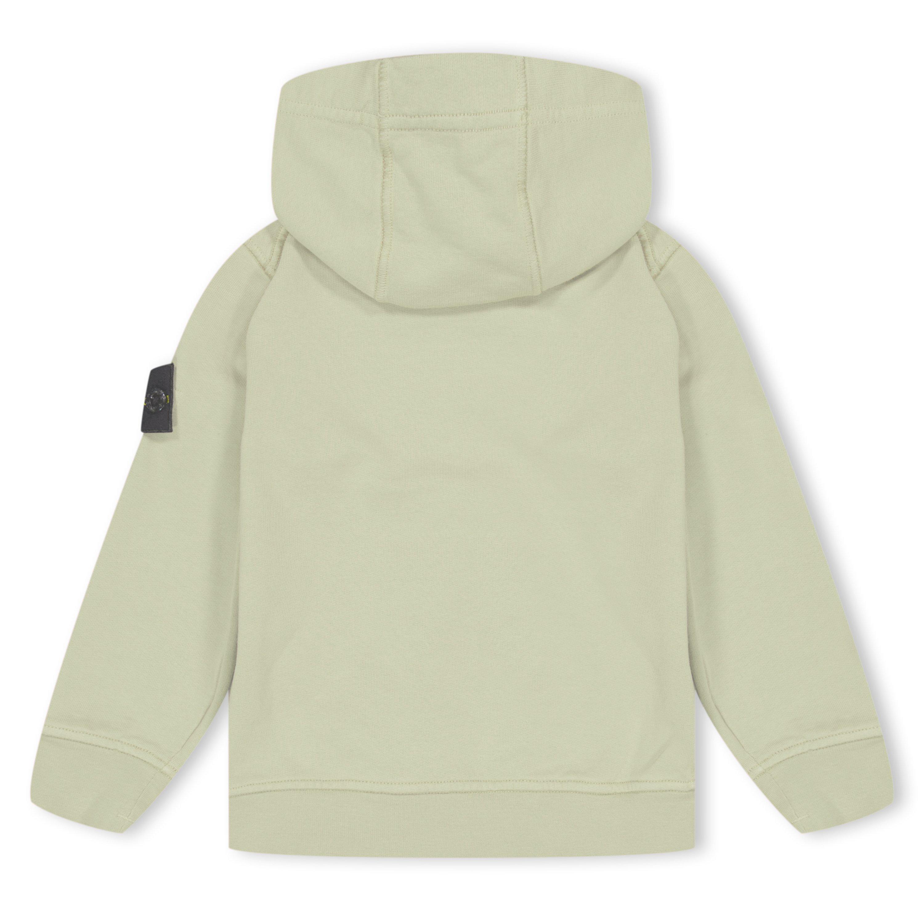Sabbia V0095 - Stone Island - Juniors' Logo Cotton Hoodie - 2