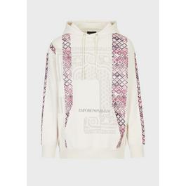 Emporio Armani Print Over The Head Hoodie