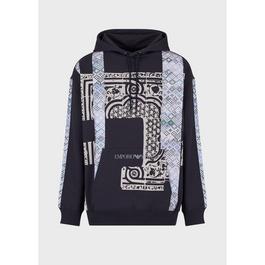 Emporio Armani Print Hoodie Sn99