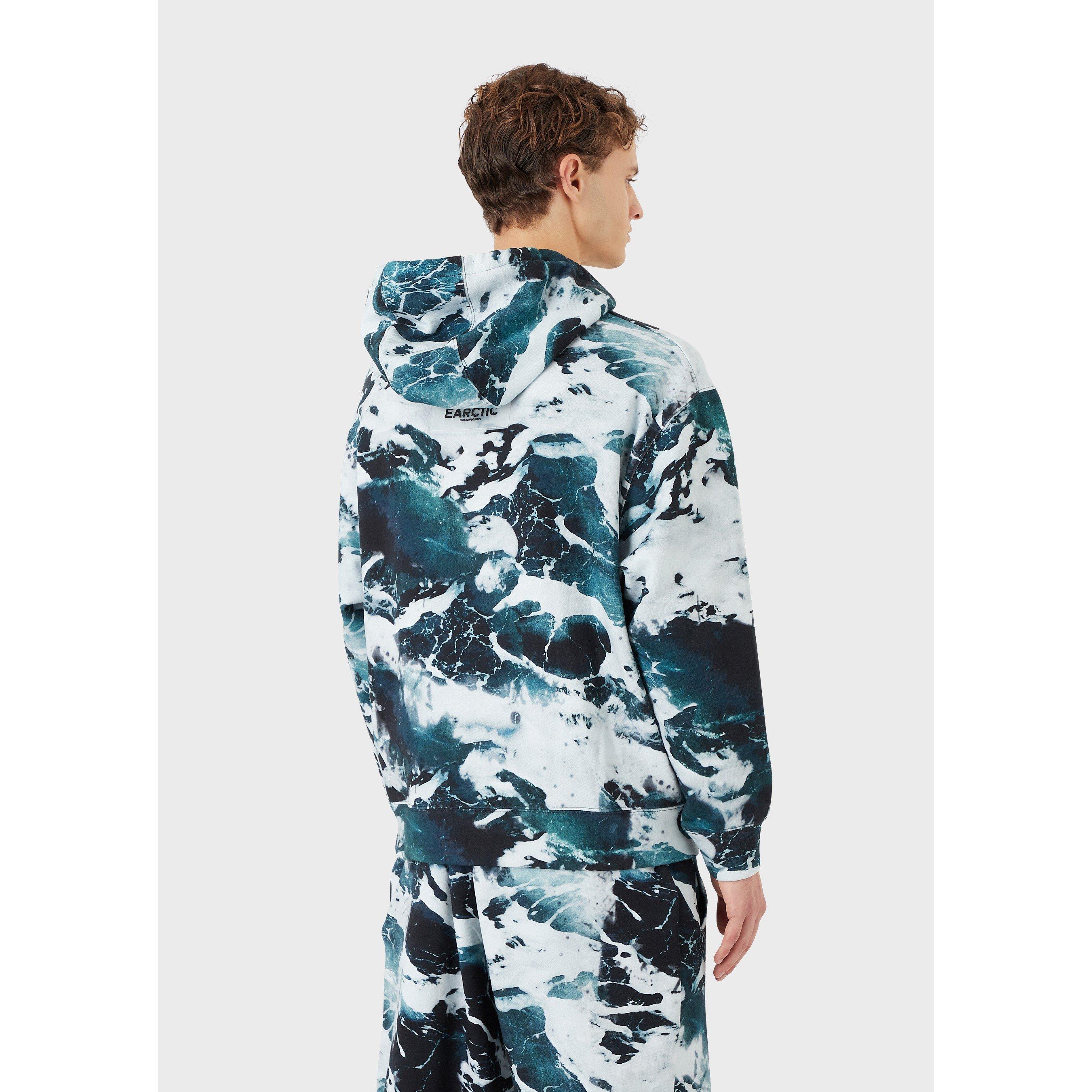 Ice Sea - Emporio Armani - Men's Earctic Hoodie - 3