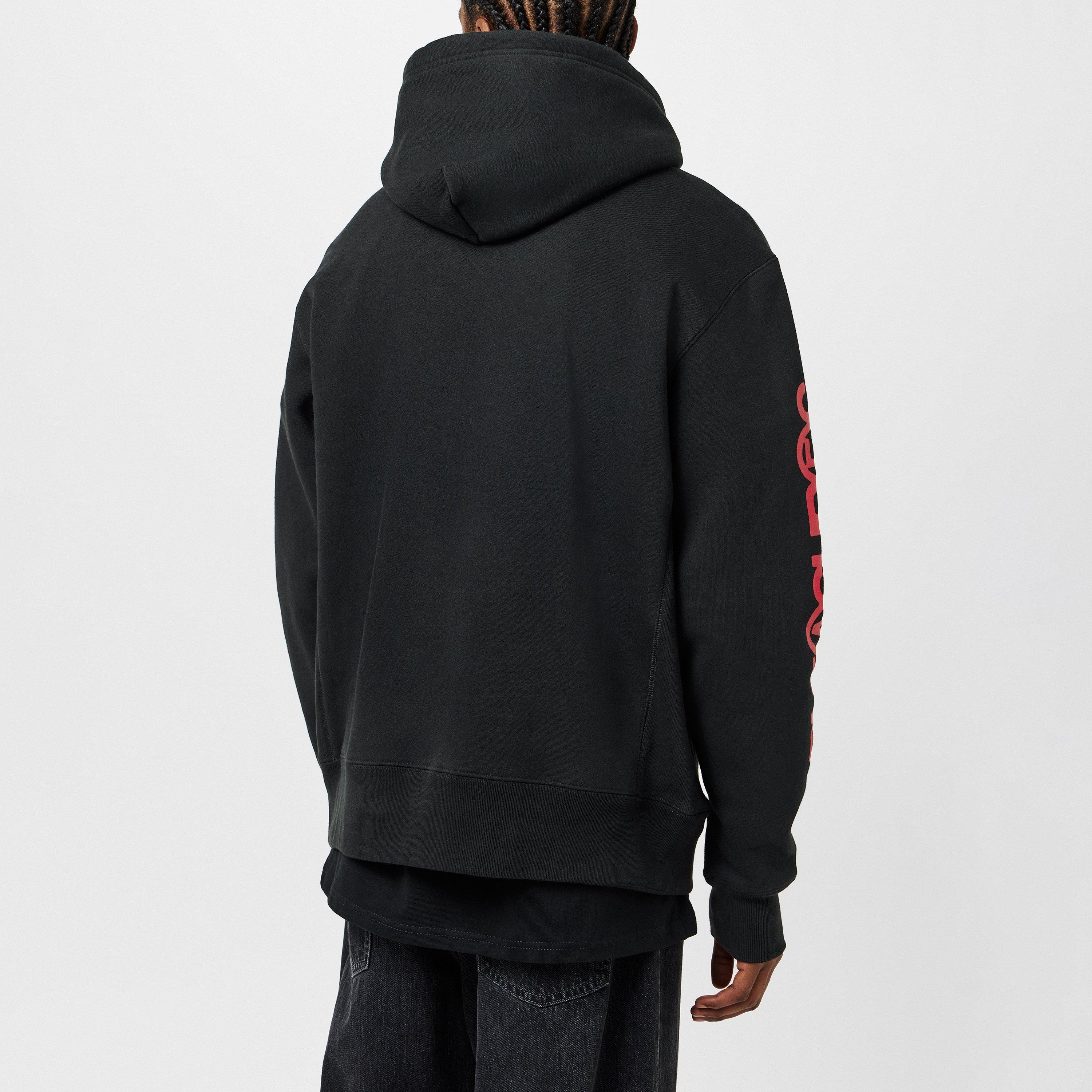 Black - Pleasures - Men's Pleasur Fanzine Hoodie - 4