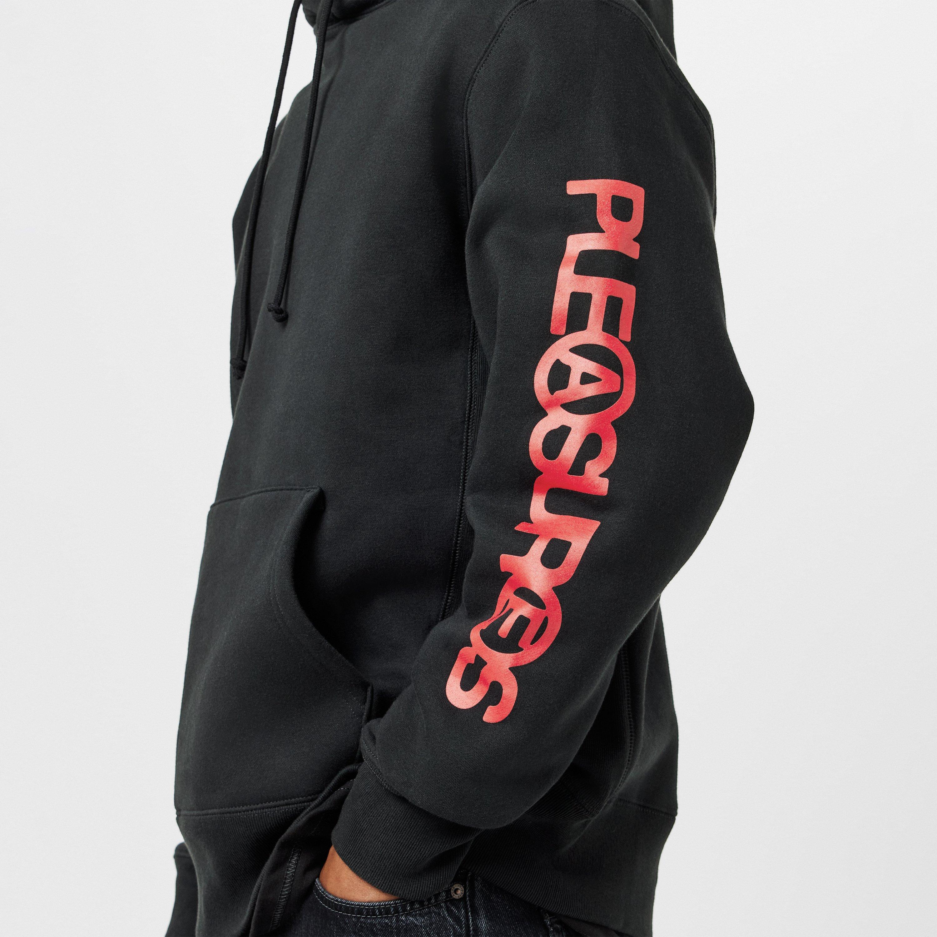Black - Pleasures - Men's Pleasur Fanzine Hoodie - 5