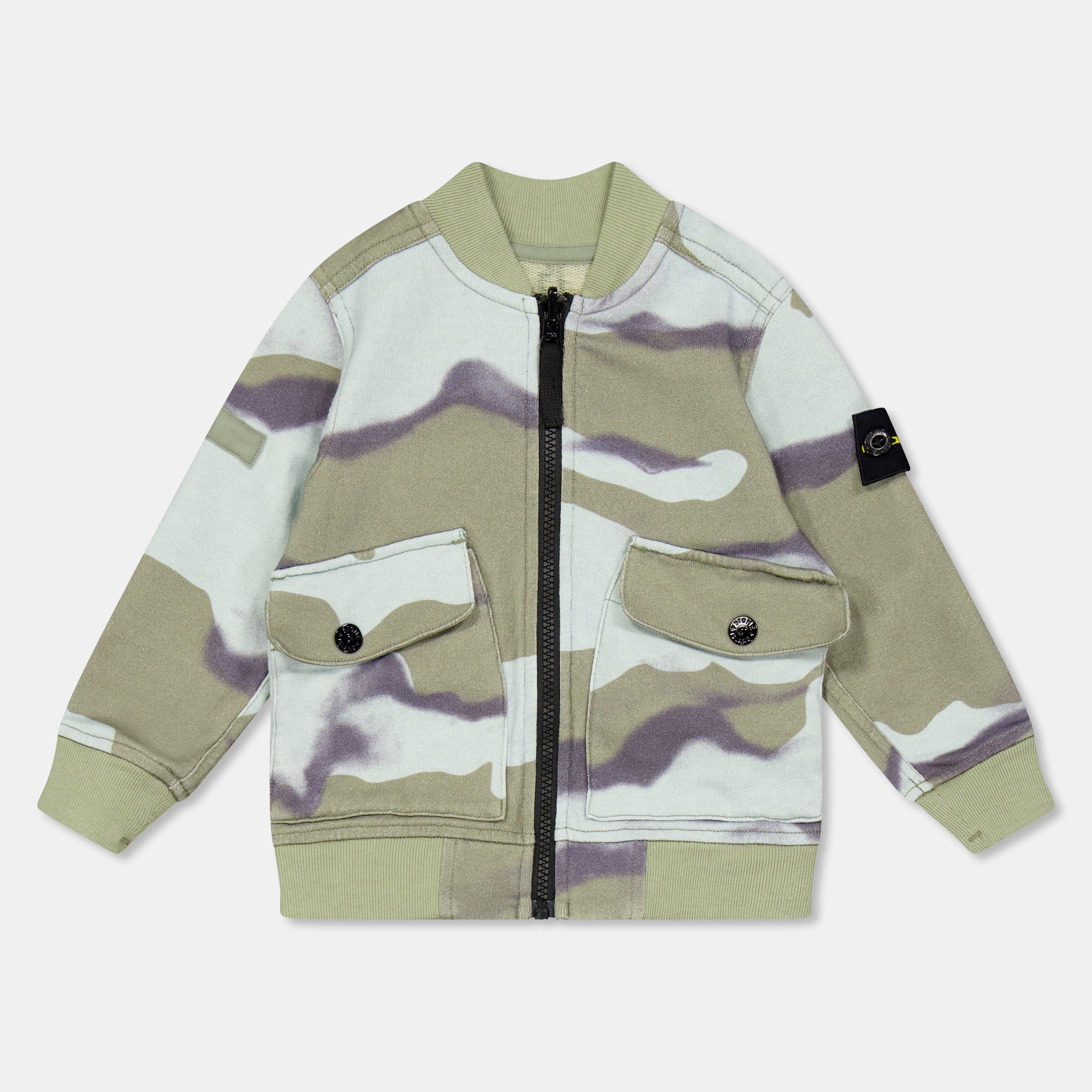 Cielo V0041 - Stone Island - Camo Zippered Sweatshirt - 1