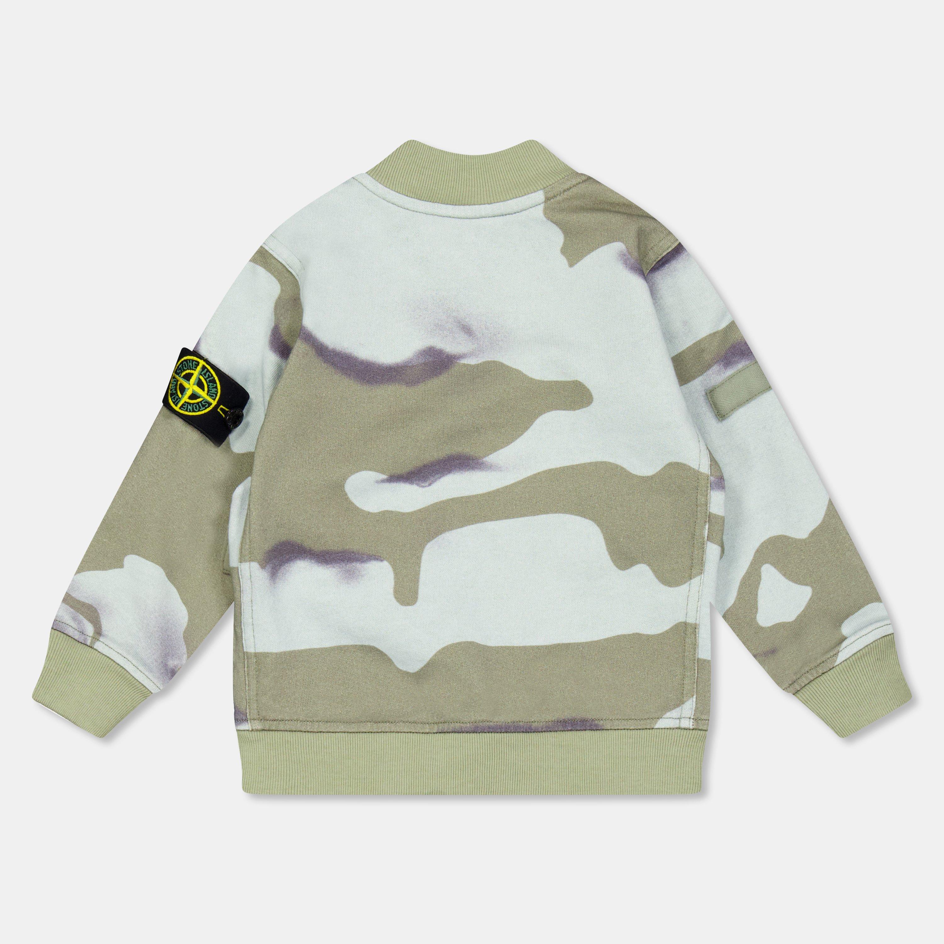 Cielo V0041 - Stone Island - Camo Zippered Sweatshirt - 2