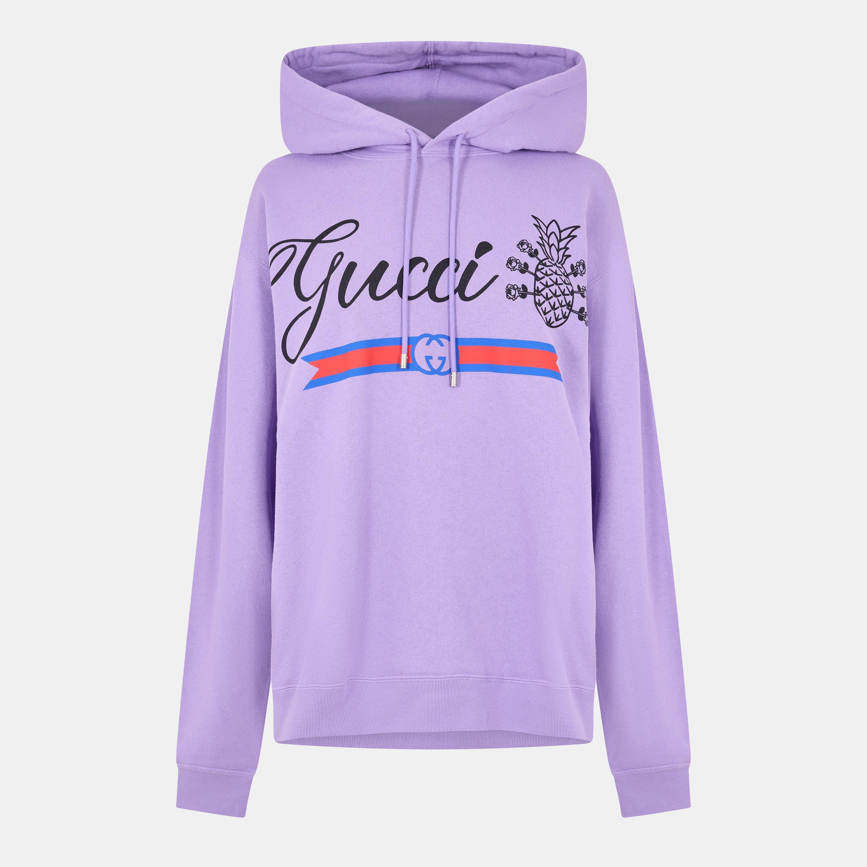 Purple - Gucci - Men's Pull Over Hoodie - 1