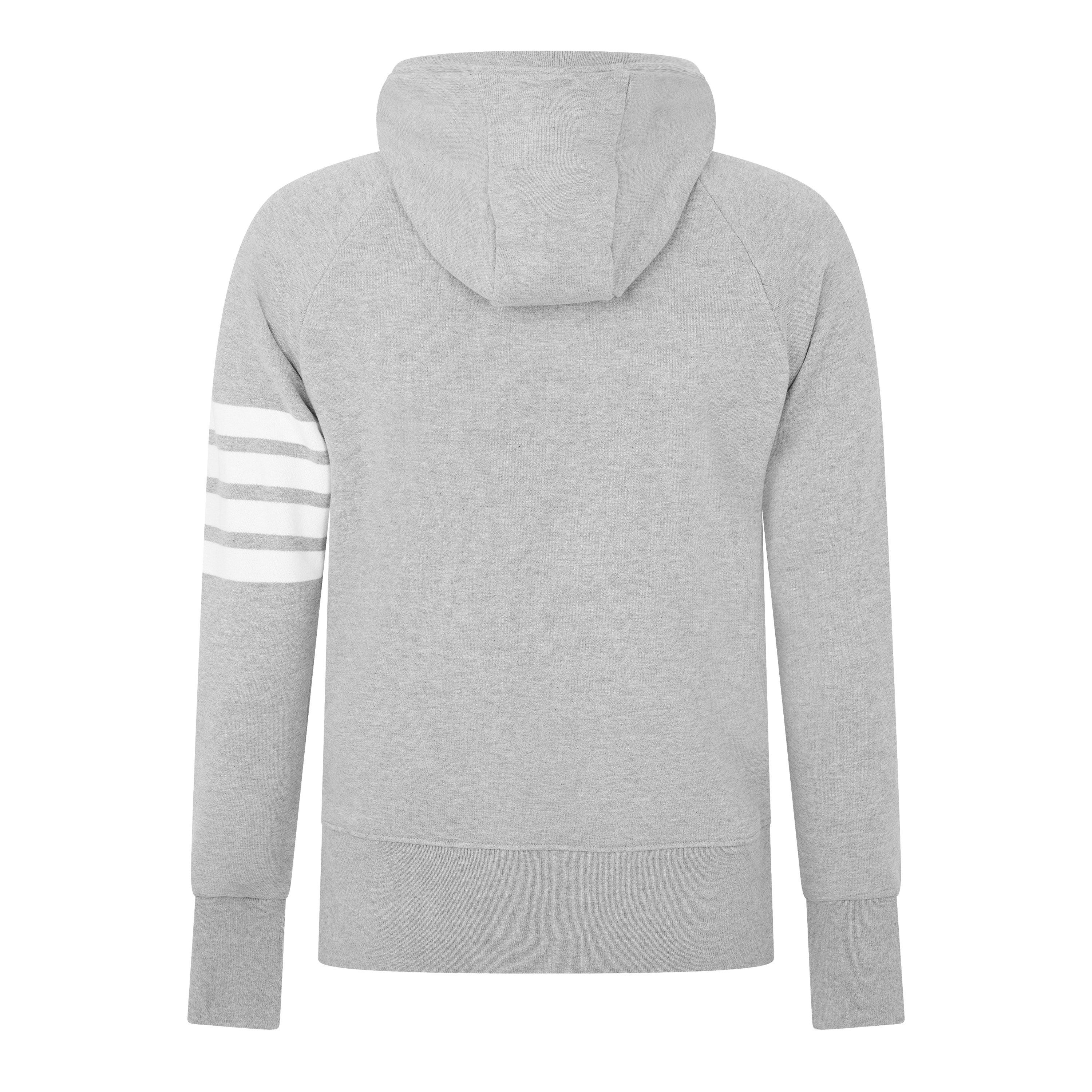 Lt Grey/Md Grey - Thom Browne - TB 4 Bar Zip Sn72 - 2