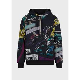 Emporio Armani Graphic Print Hoodie