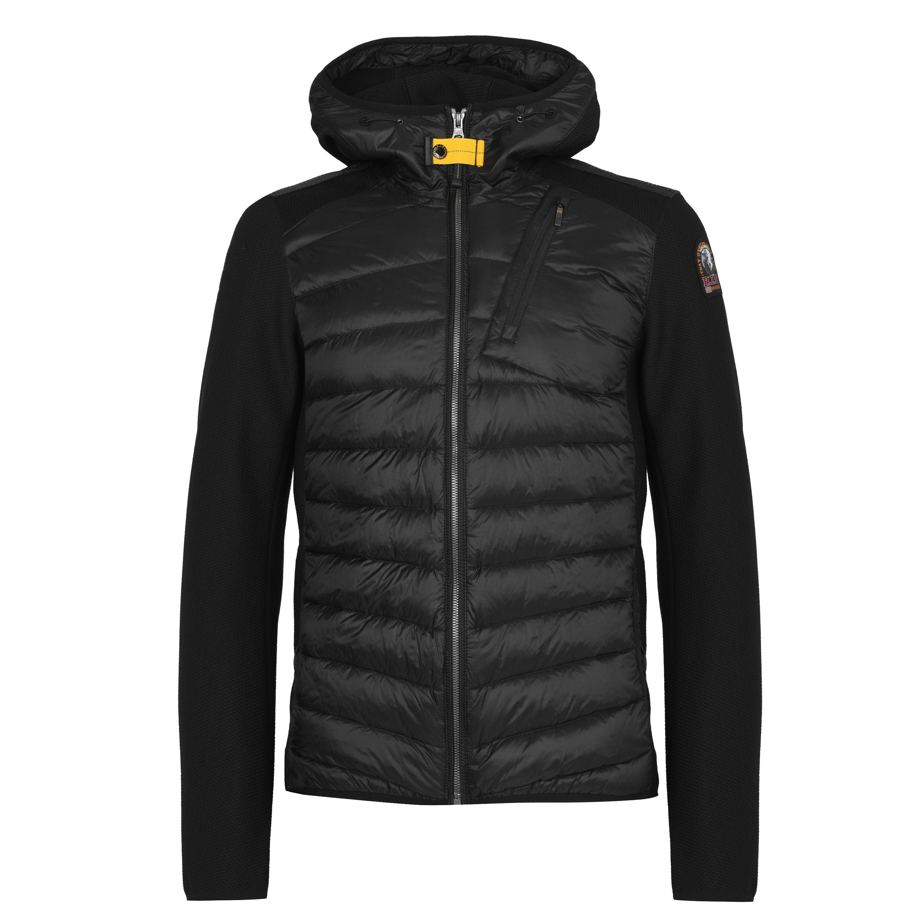 Black 541 - Parajumpers - Men's Nolan Water-Repellent Windproof Duck Down Short Hybrid Jacket - 1