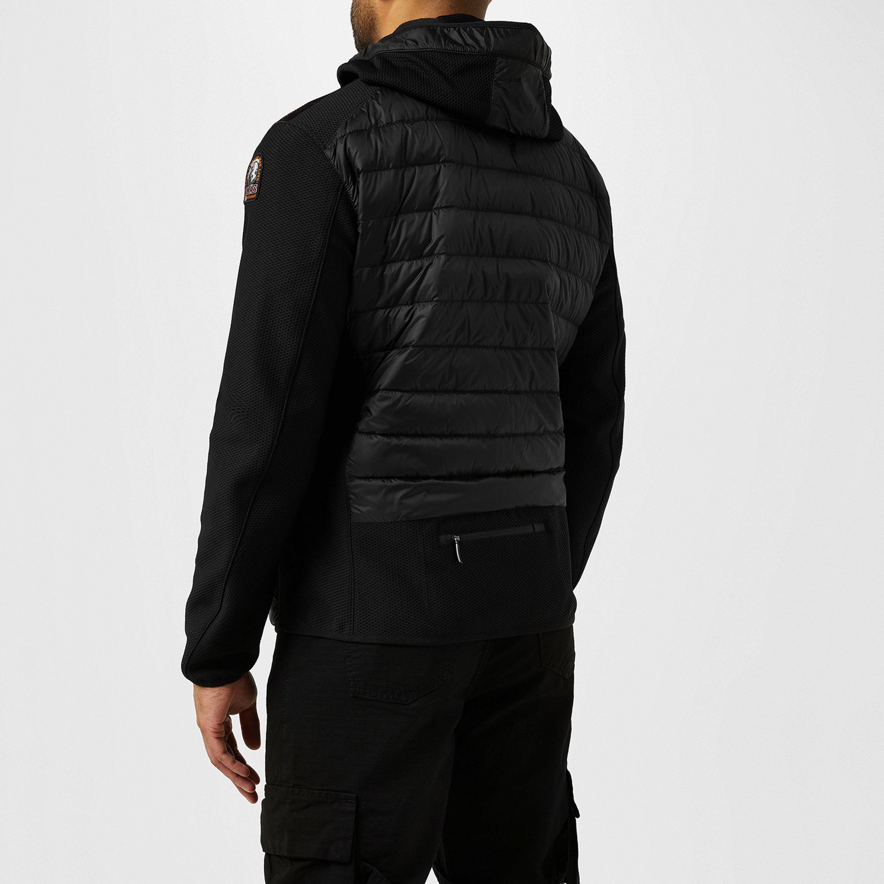 Black 541 - Parajumpers - Men's Nolan Water-Repellent Windproof Duck Down Short Hybrid Jacket - 4