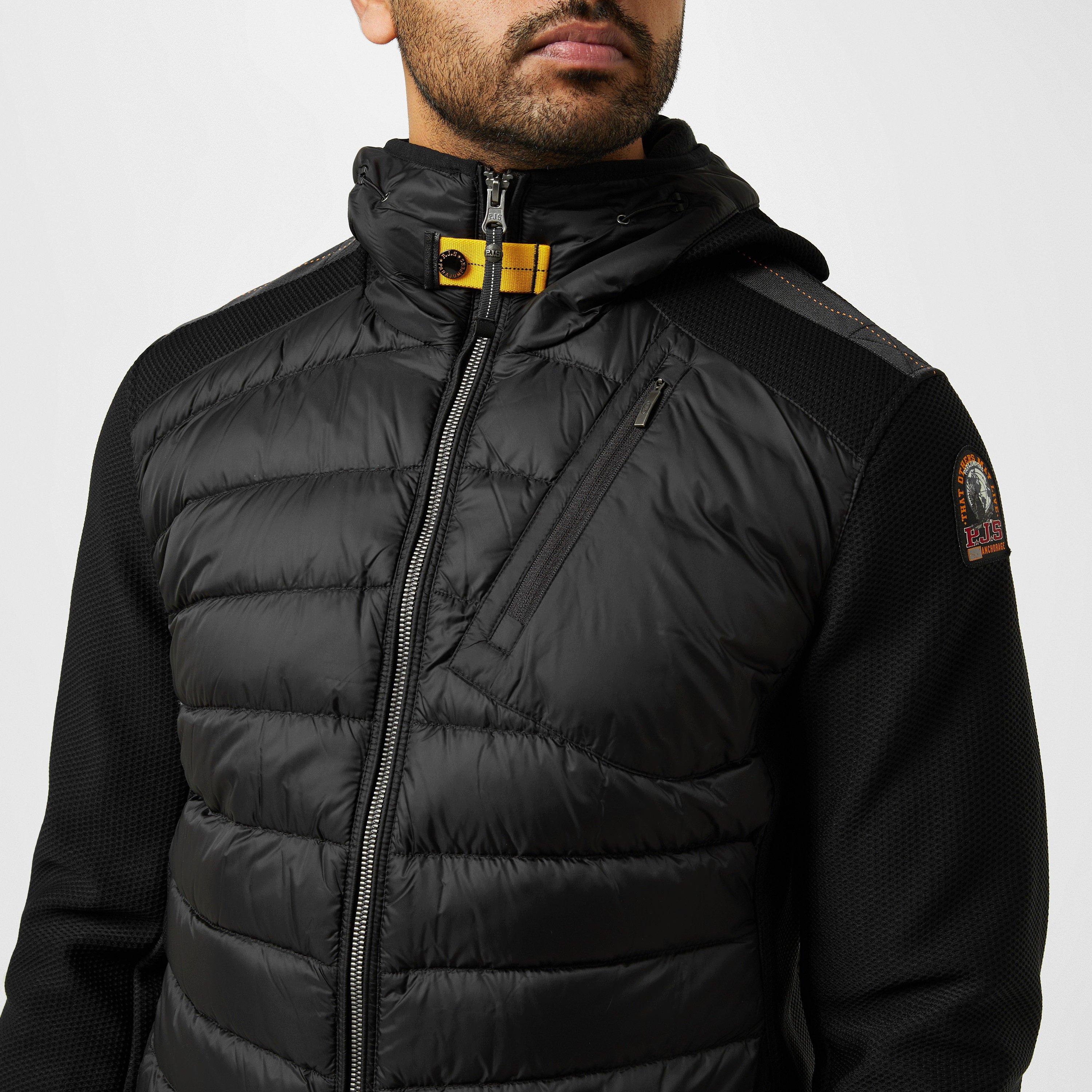 Black 541 - Parajumpers - Men's Nolan Water-Repellent Windproof Duck Down Short Hybrid Jacket - 5