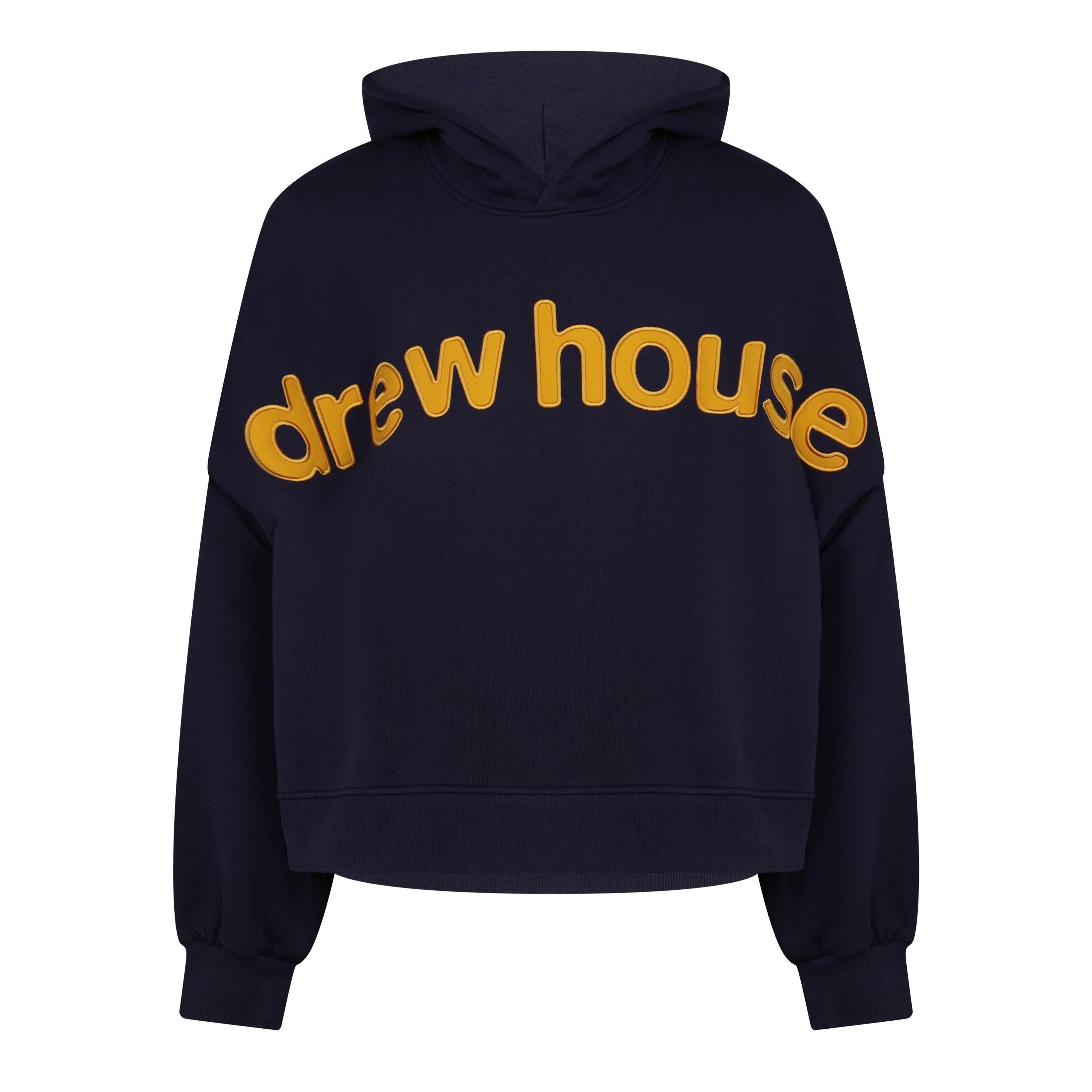 Navy - Drew House - Unisex Adults Box Overhead Hoodie - 1