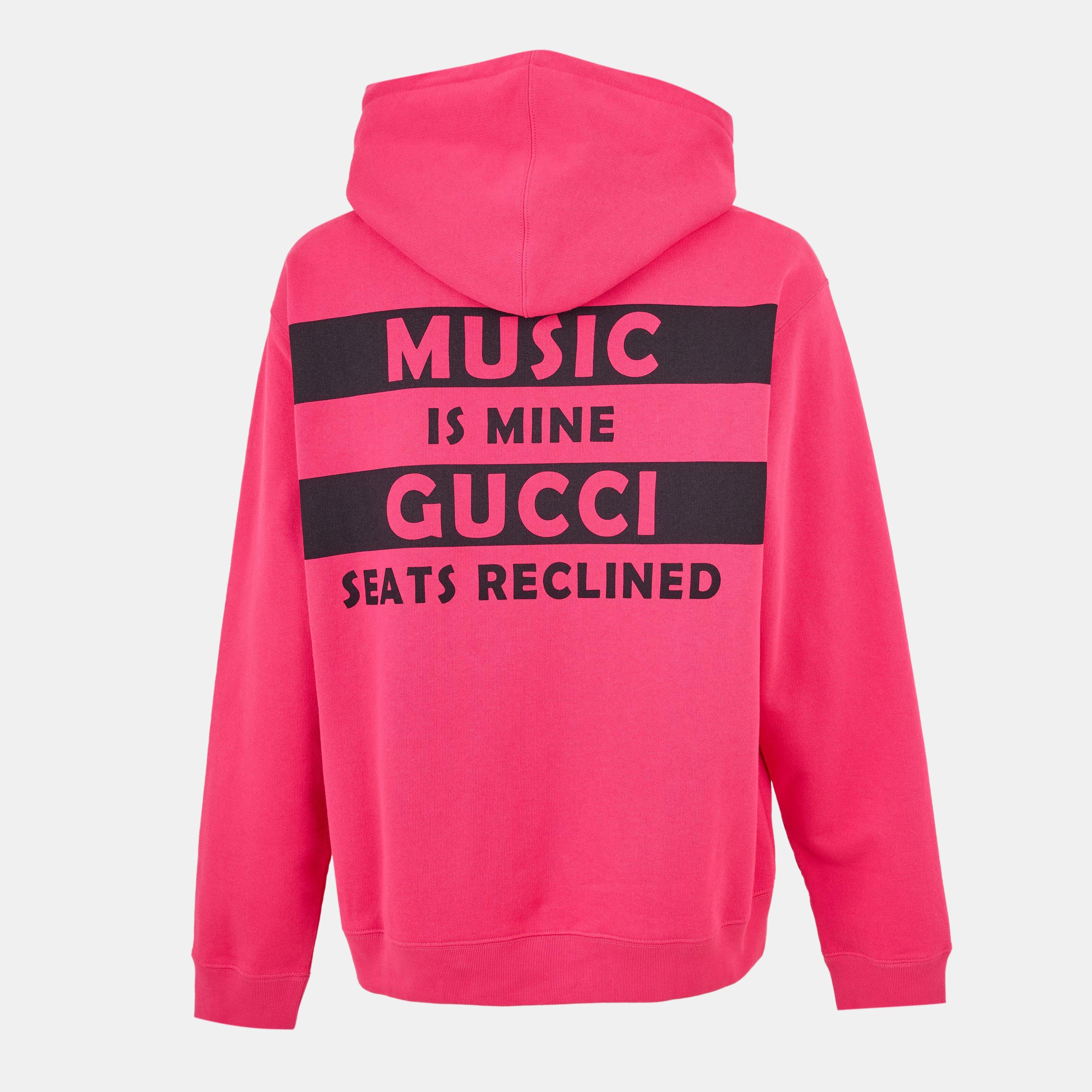 Bright Fuxia/Mc - Gucci - Men's Hoodie - 2