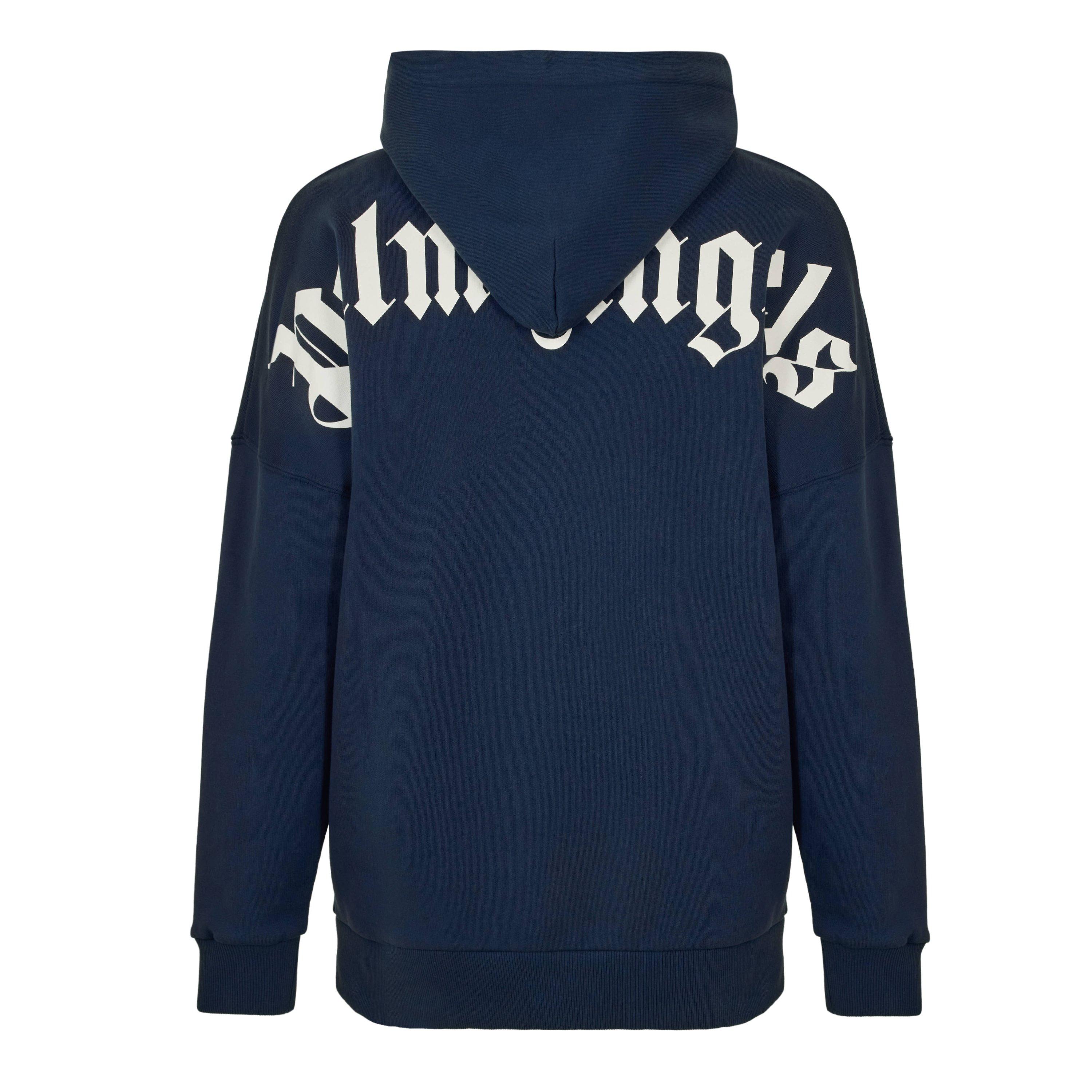 Blue - Palm Angels - Men's Overhead Hoodie - 2