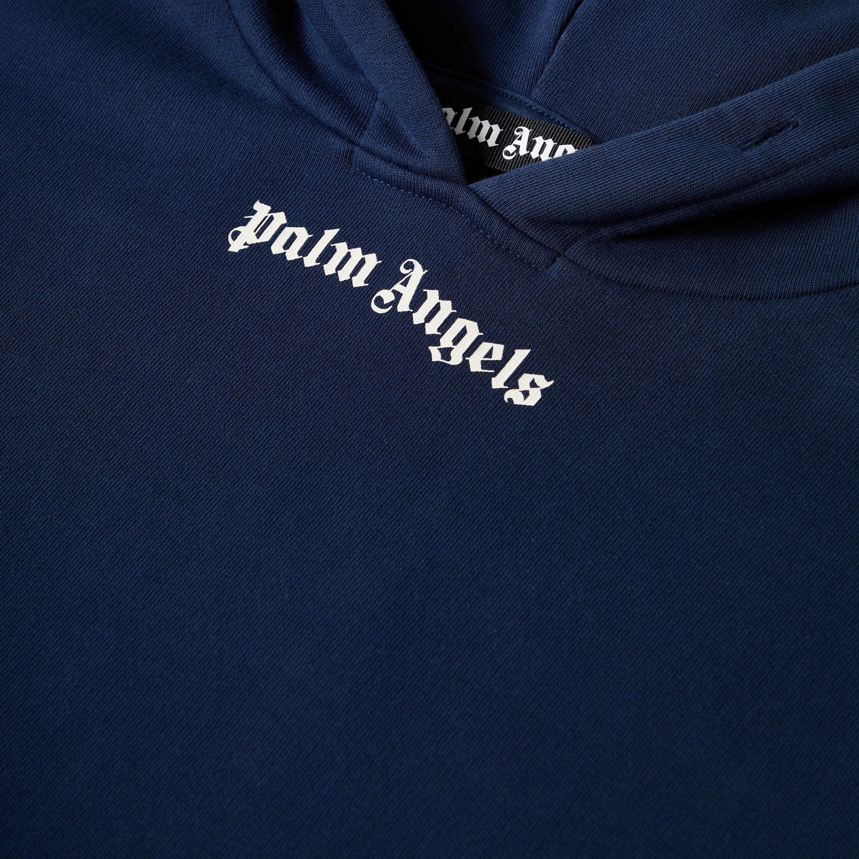 Blue - Palm Angels - Men's Overhead Hoodie - 3