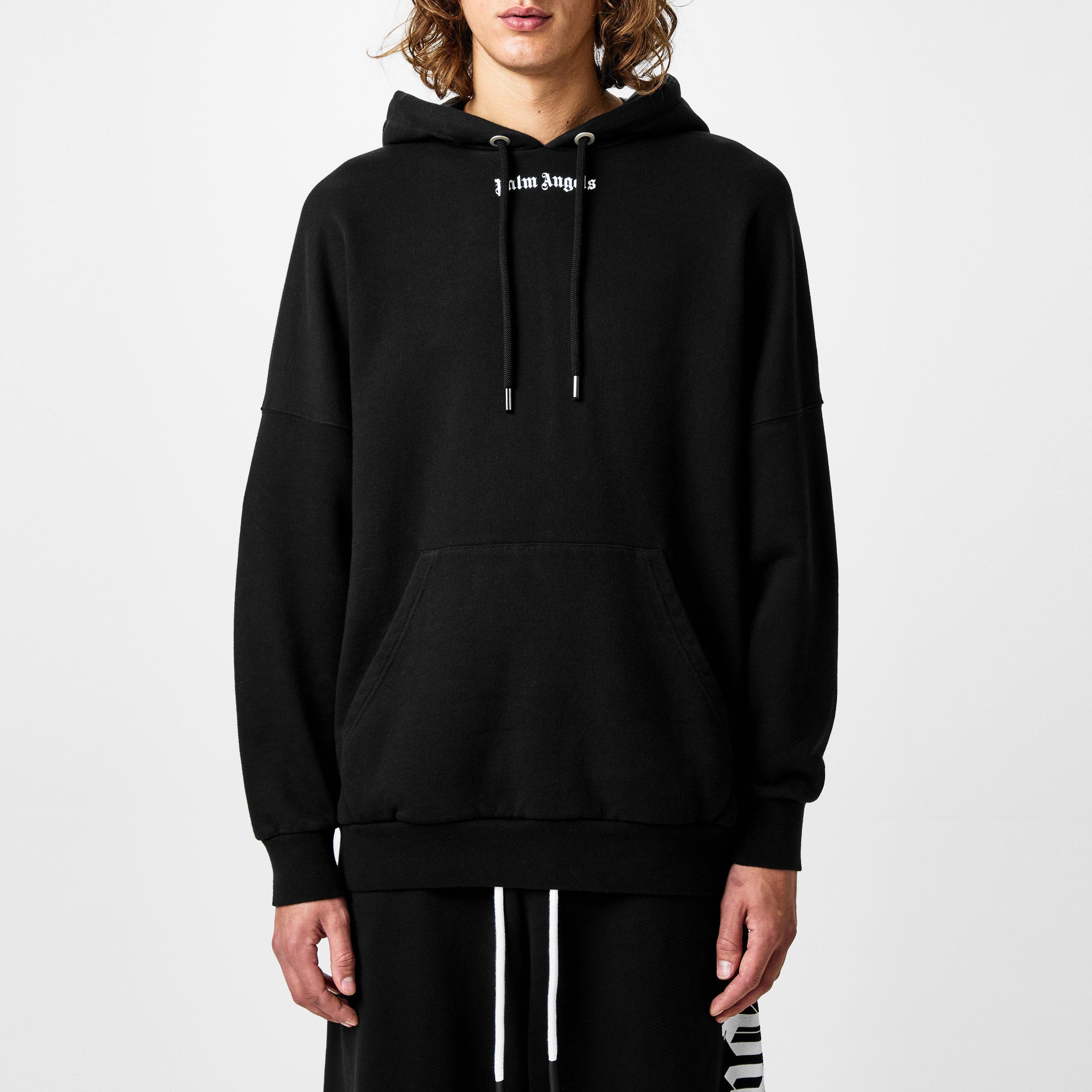 Blk/White 1001 - Palm Angels - Oth Logo Hoodie - 3