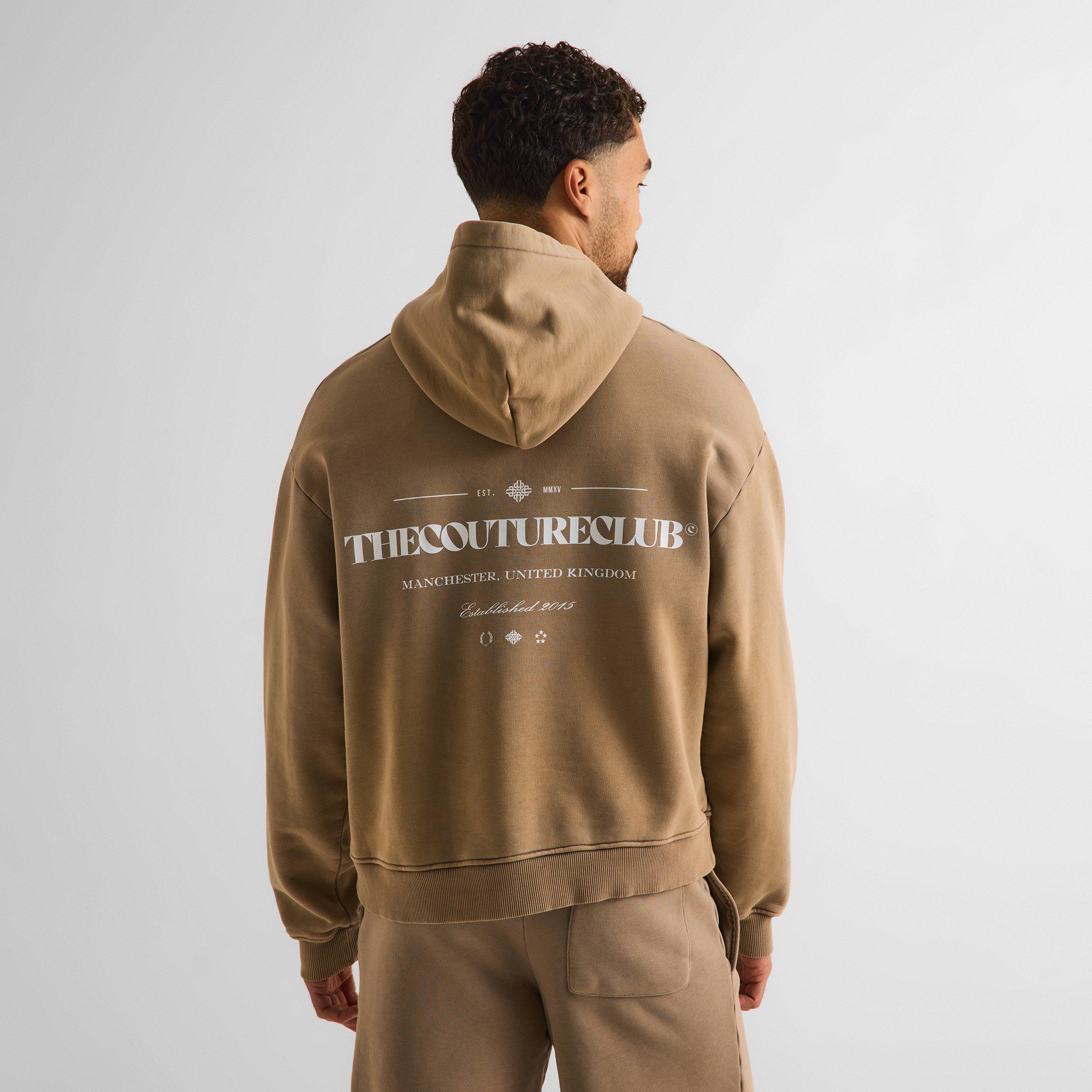 Biege - The Couture Club - Men's Overhead Hoodie - 4