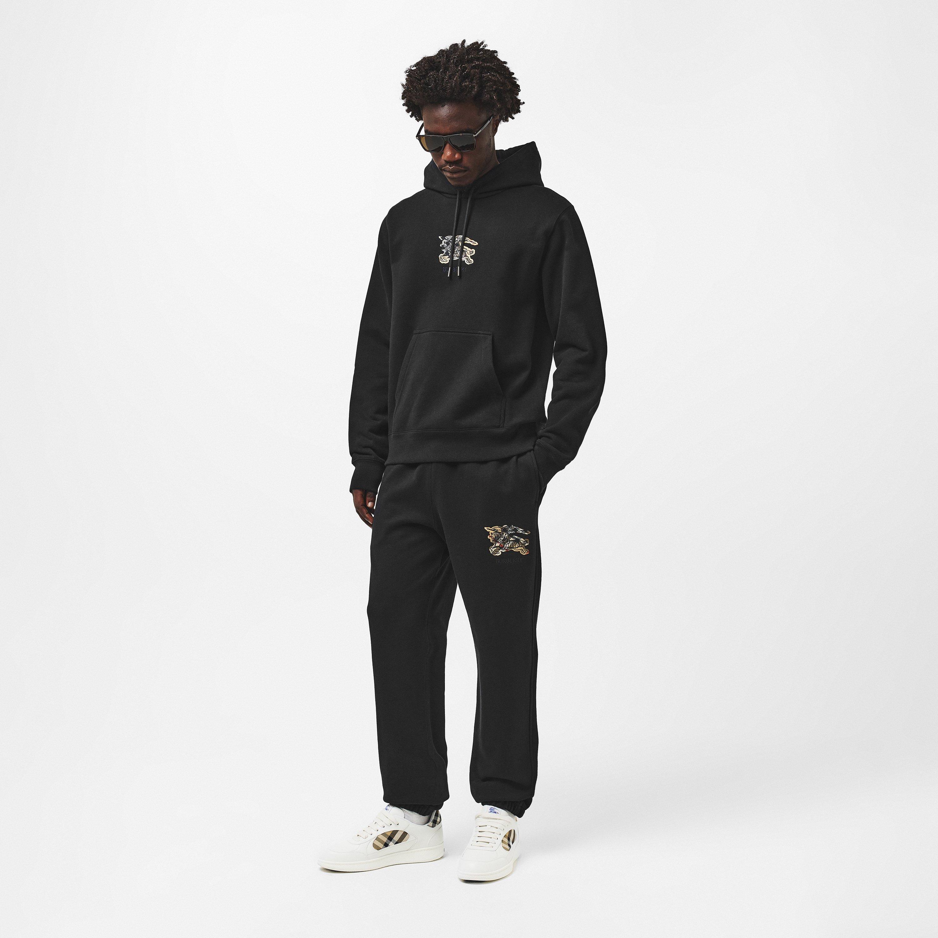 Black - Burberry - Men's Pull Over Hoodie - 6