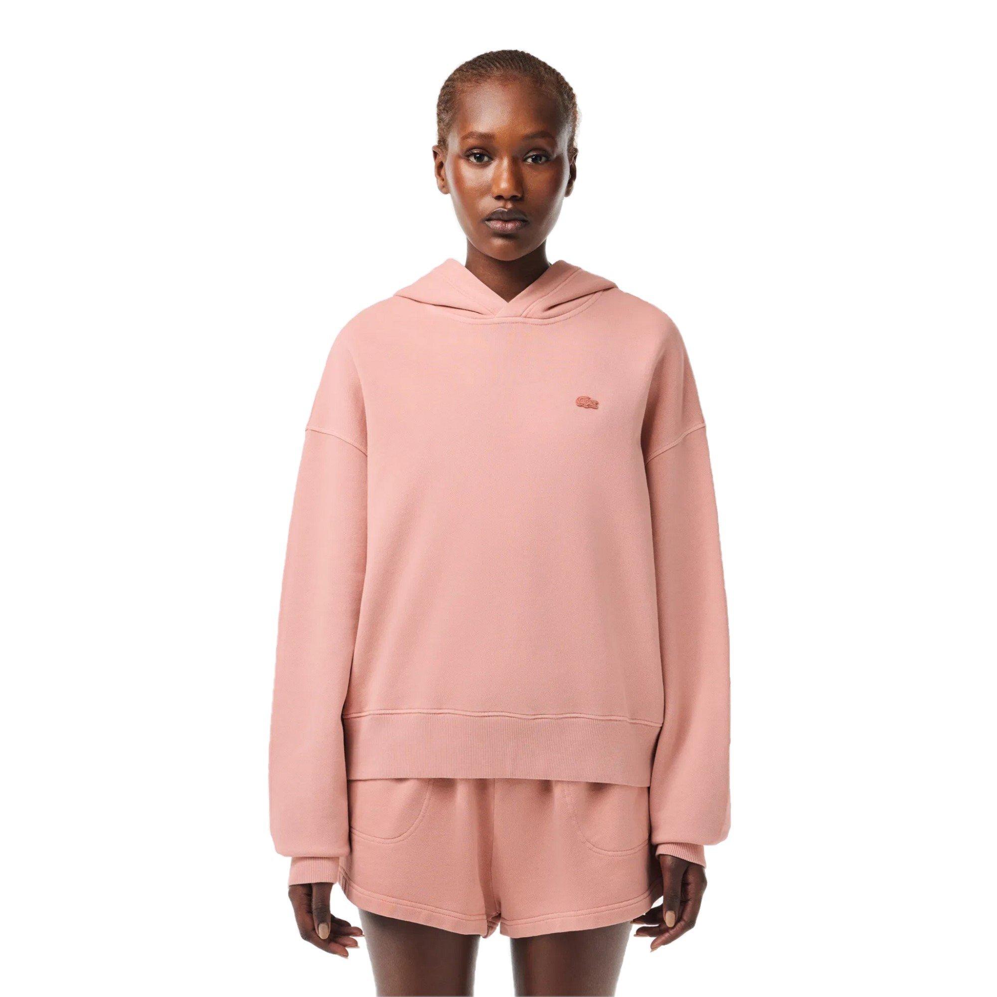Lacoste Men's Eco Pink Pull Over Hoodie - M