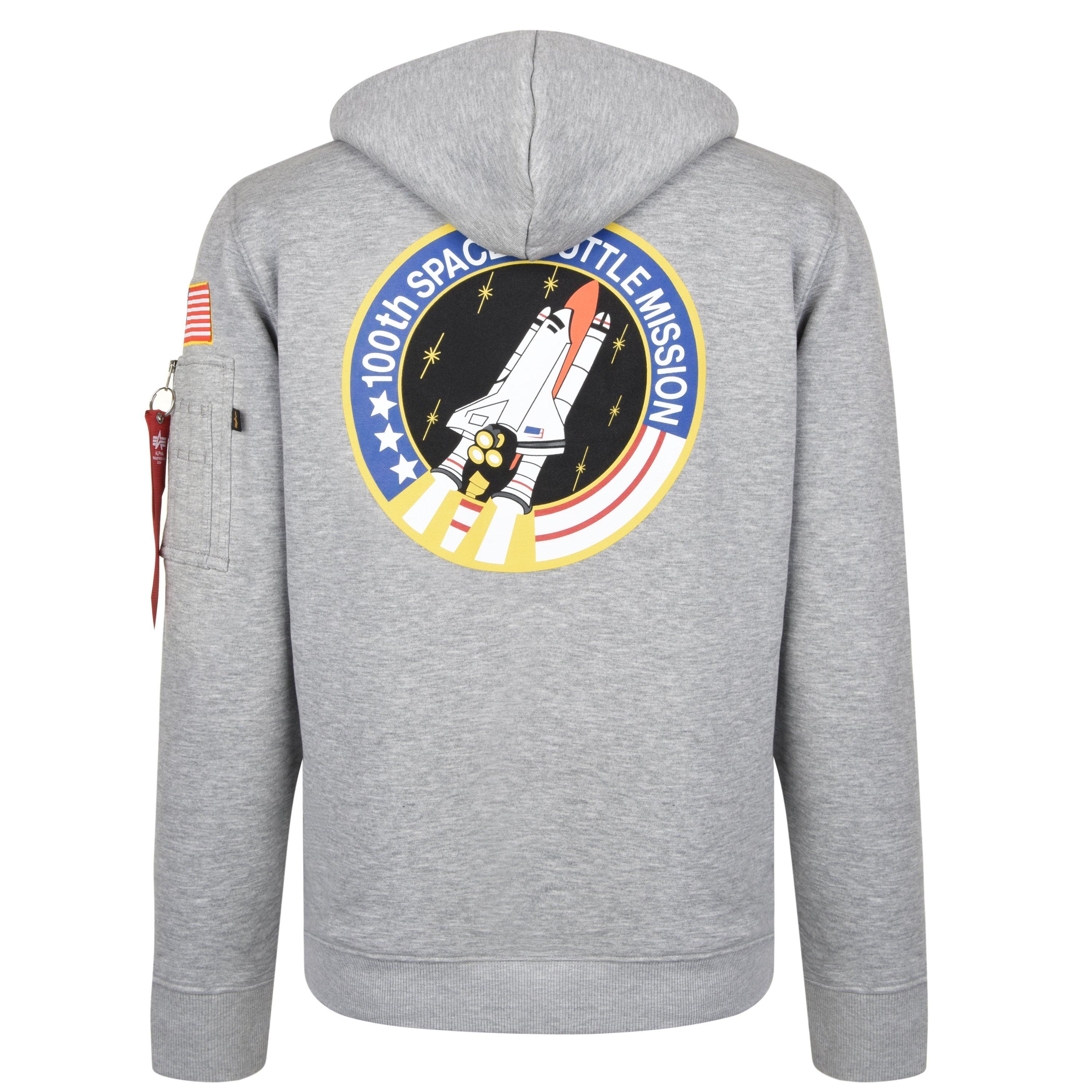 Grey Heather - Alpha Industries - Shuttle Hoody - 2