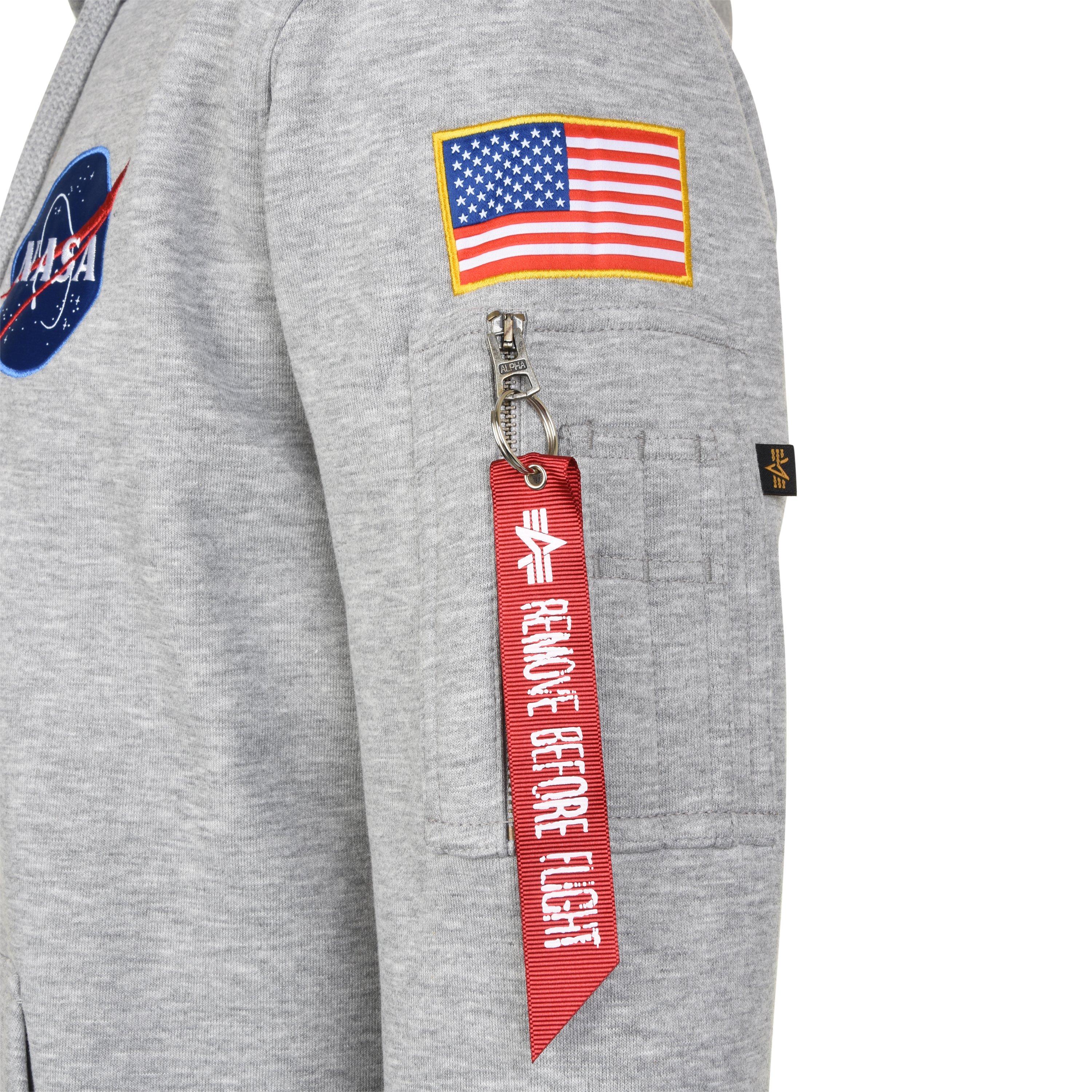 Grey Heather - Alpha Industries - Shuttle Hoody - 3