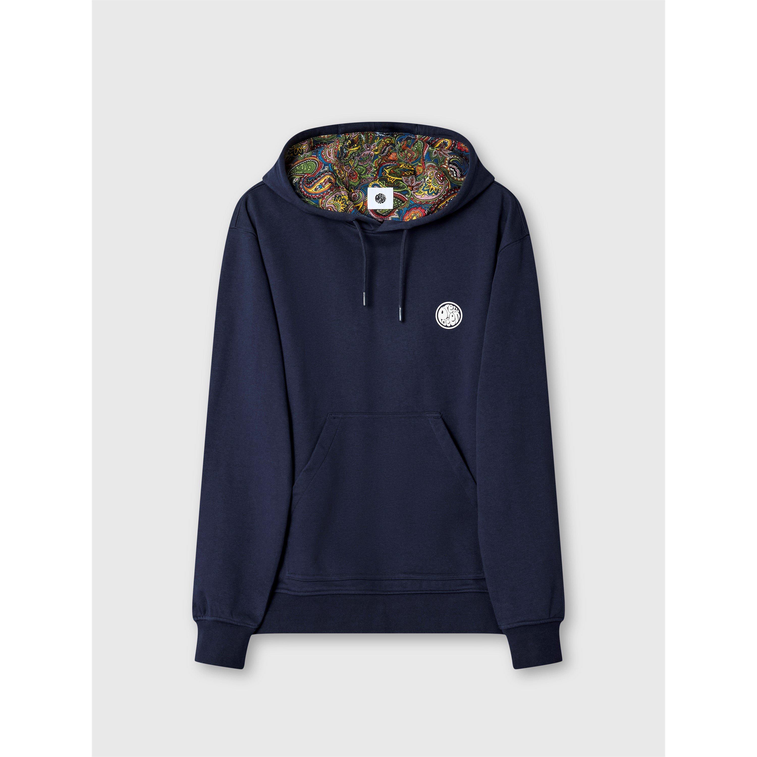Pretty Green Men's PG Lounge Hoodie - Navy - Large