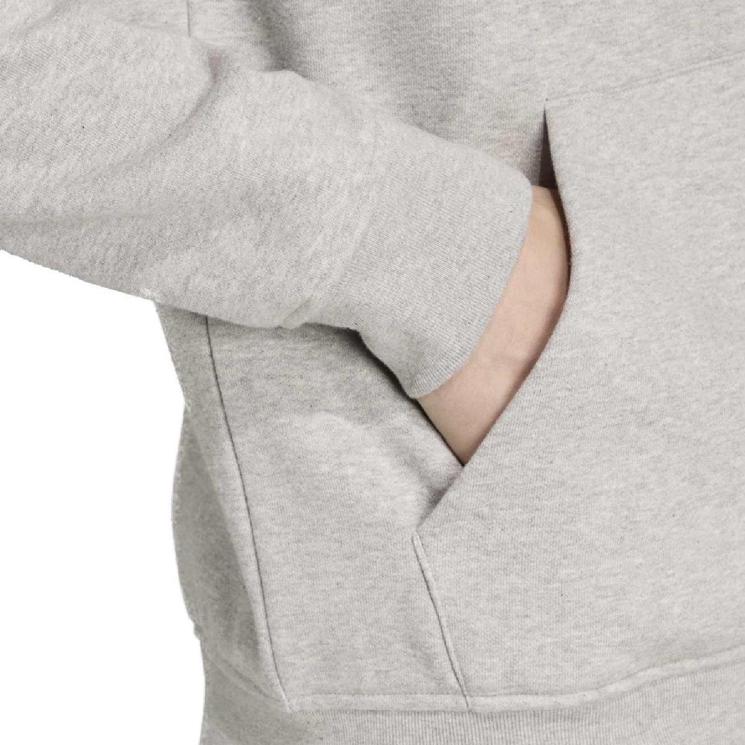 Grey - adidas Originals - adidas Originals Trefoil Essentials Full-Zip Hoodie - 5