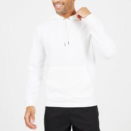Brave Soul Cream Long Sleeve Textured Pull Over Hoodie