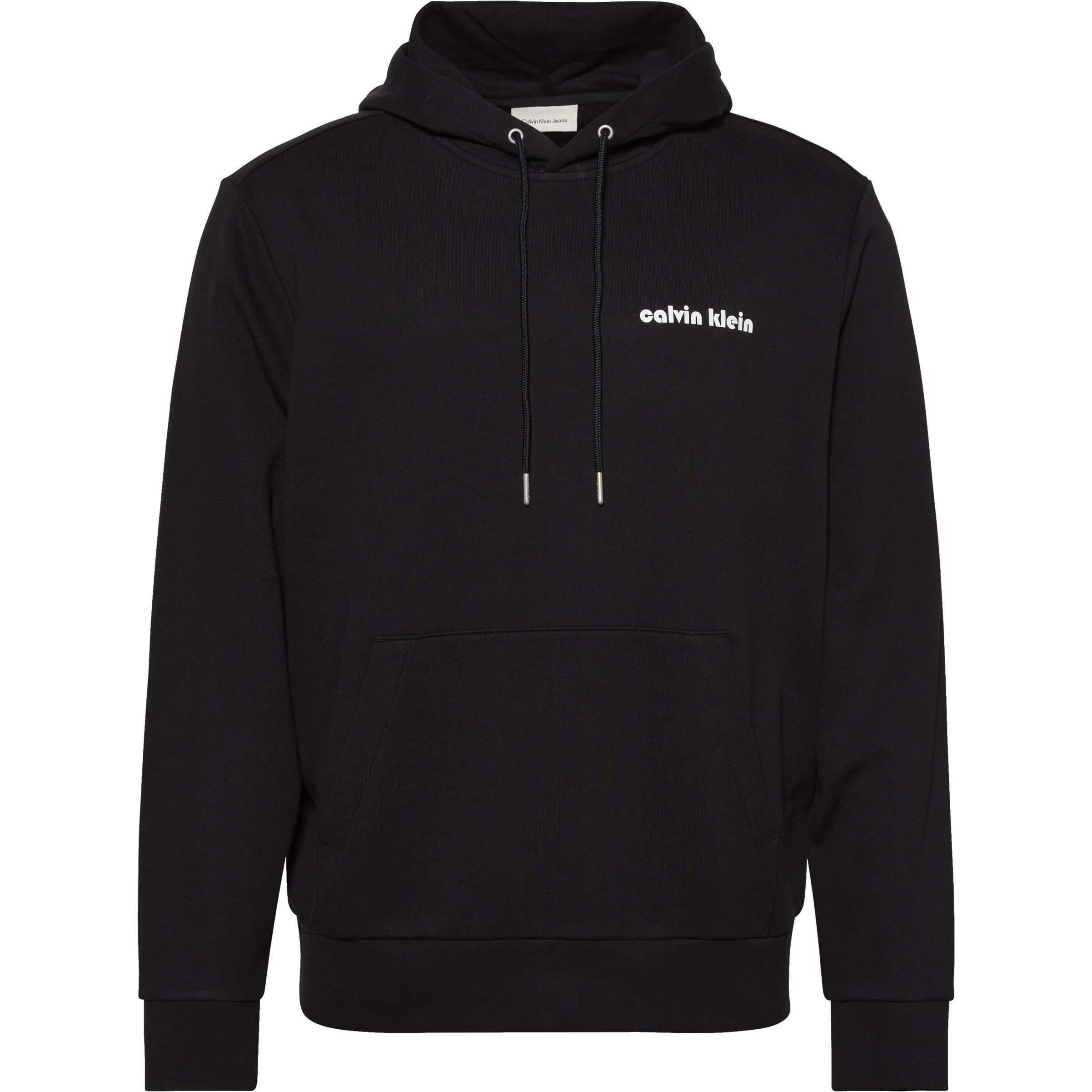 Black - Calvin Klein Jeans - Men's Bauhaus Pull Over Hoodie - 1