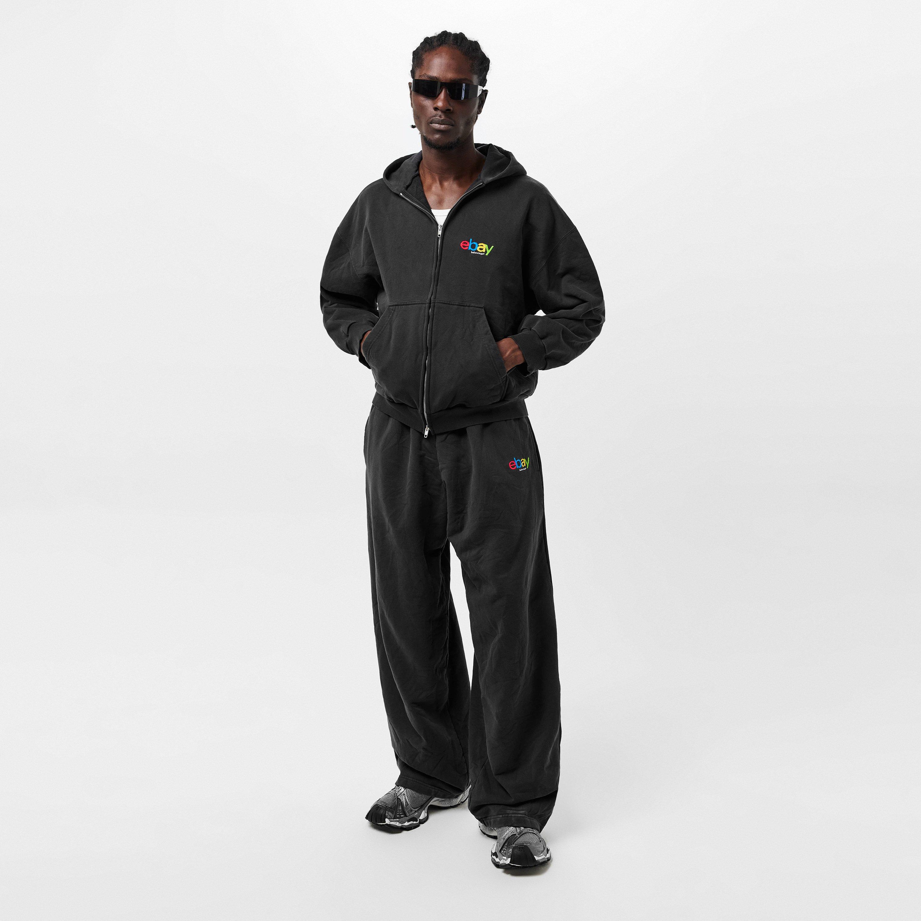 Black - Balenciaga - Ebay Zip-Up Hoodie - 6