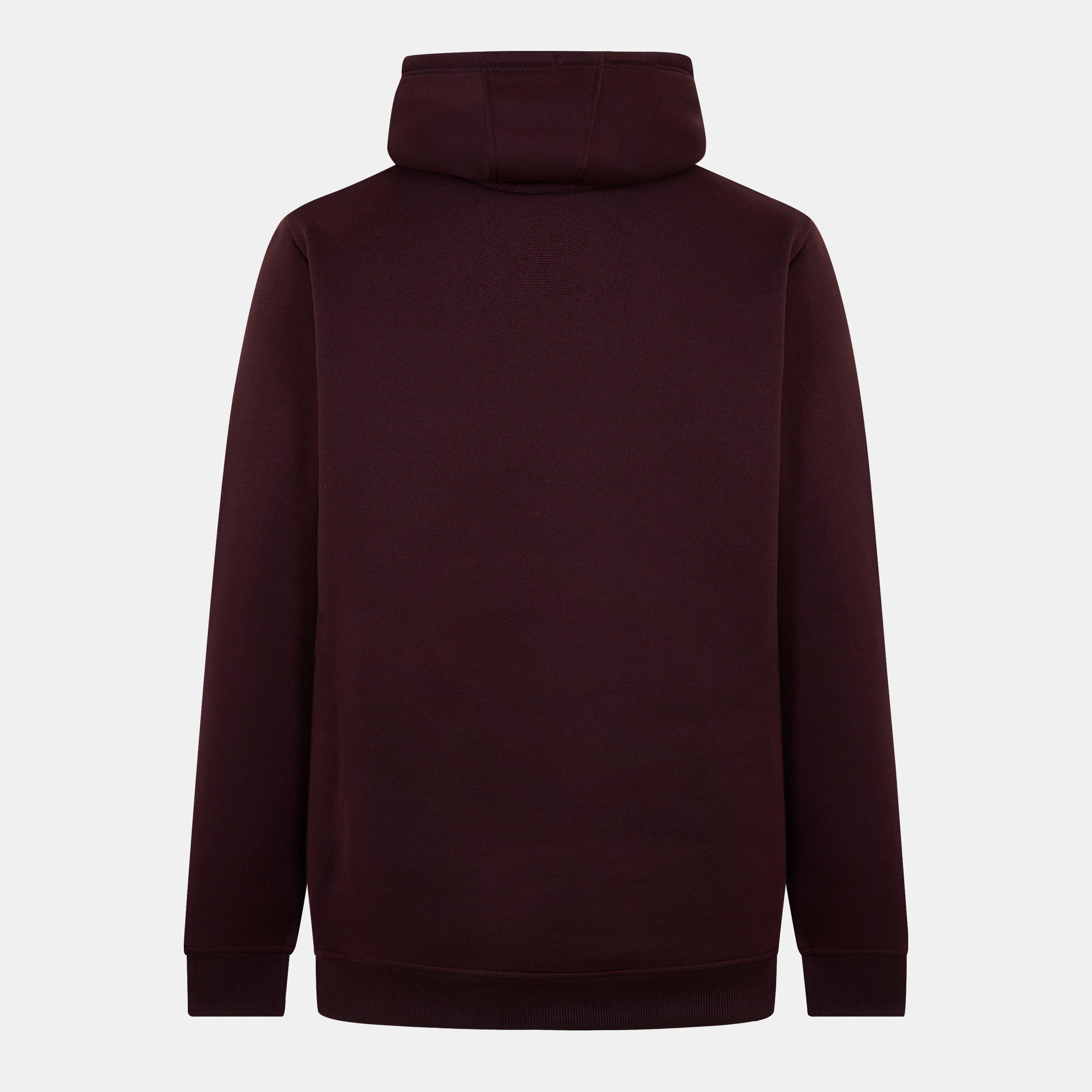 Bourgogne - Brave Soul - Mens Overhead Hoodie with Cross Over Neck - 2