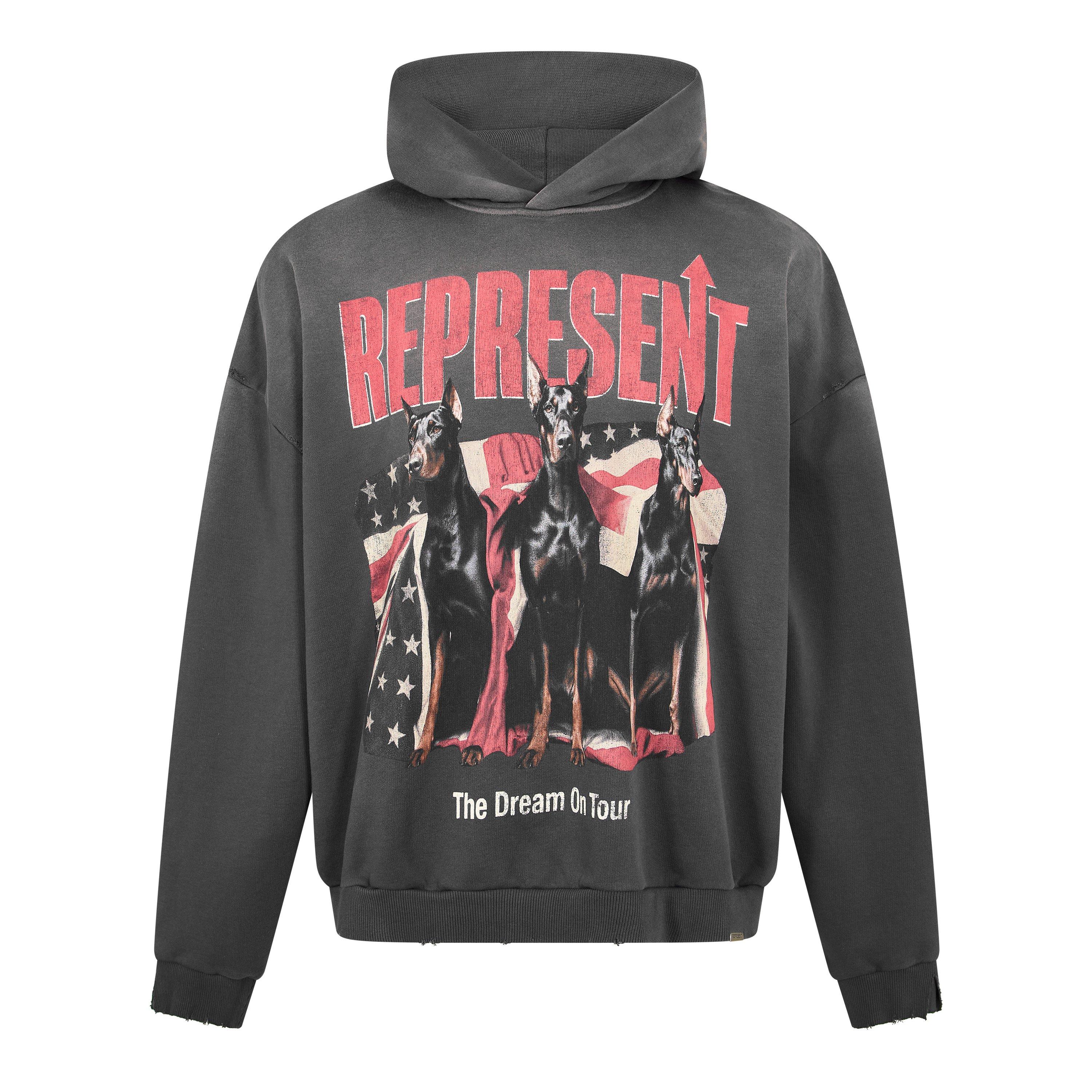 Sun Fade Grey - Represent - Men's Overhead Hoodie - 1