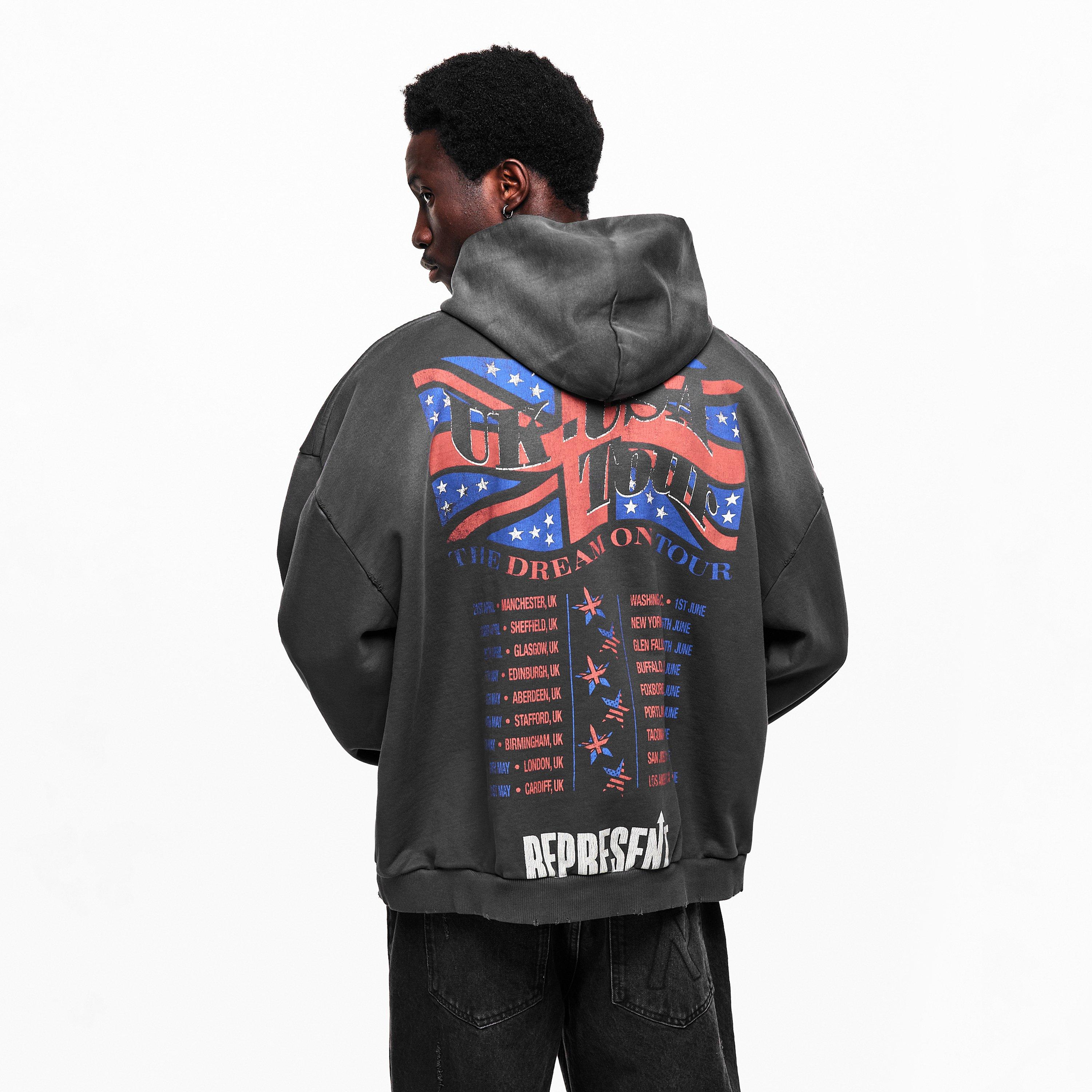 Sun Fade Grey - Represent - Men's Overhead Hoodie - 4