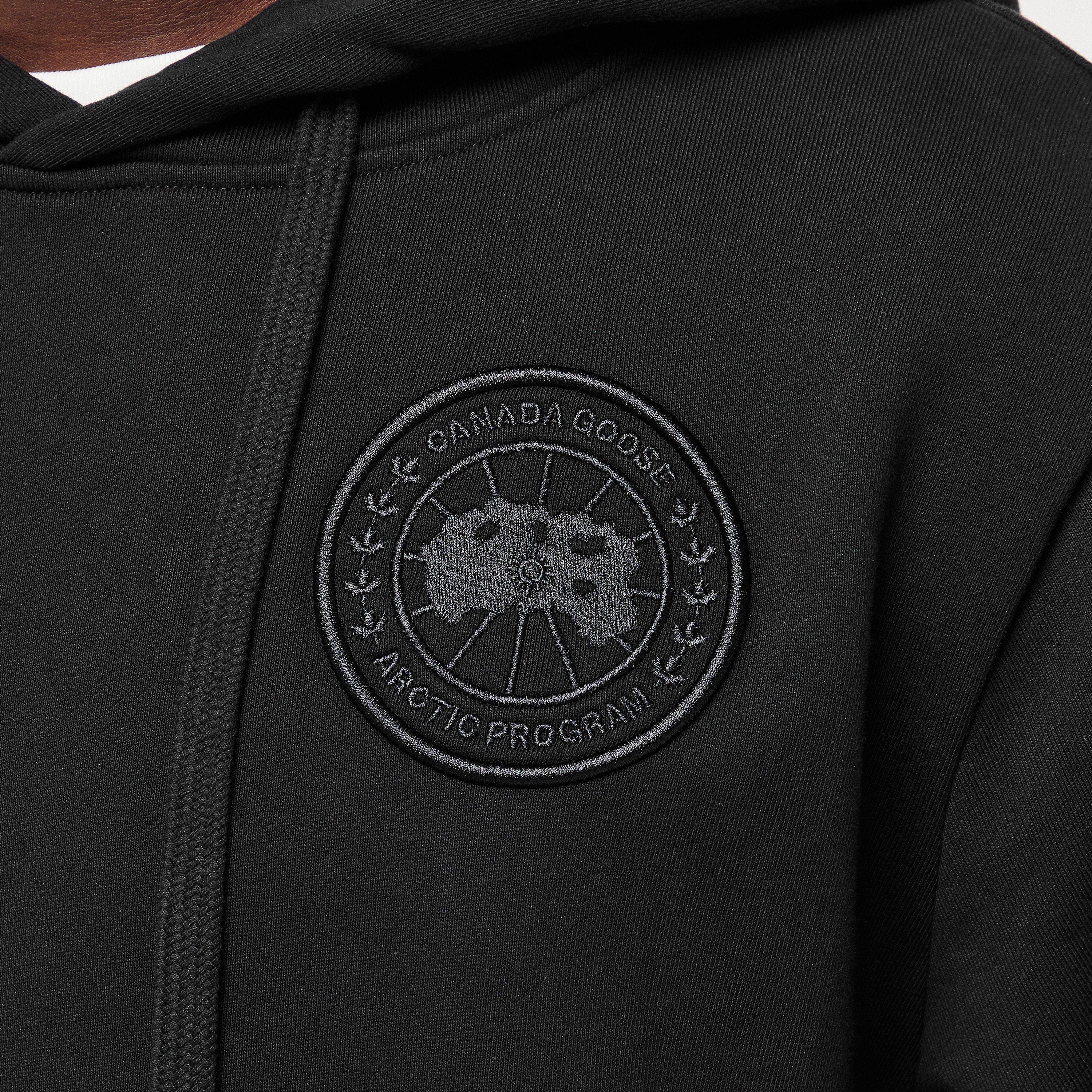 Black - Canada Goose - Men's Over the Head Hoodie - 5