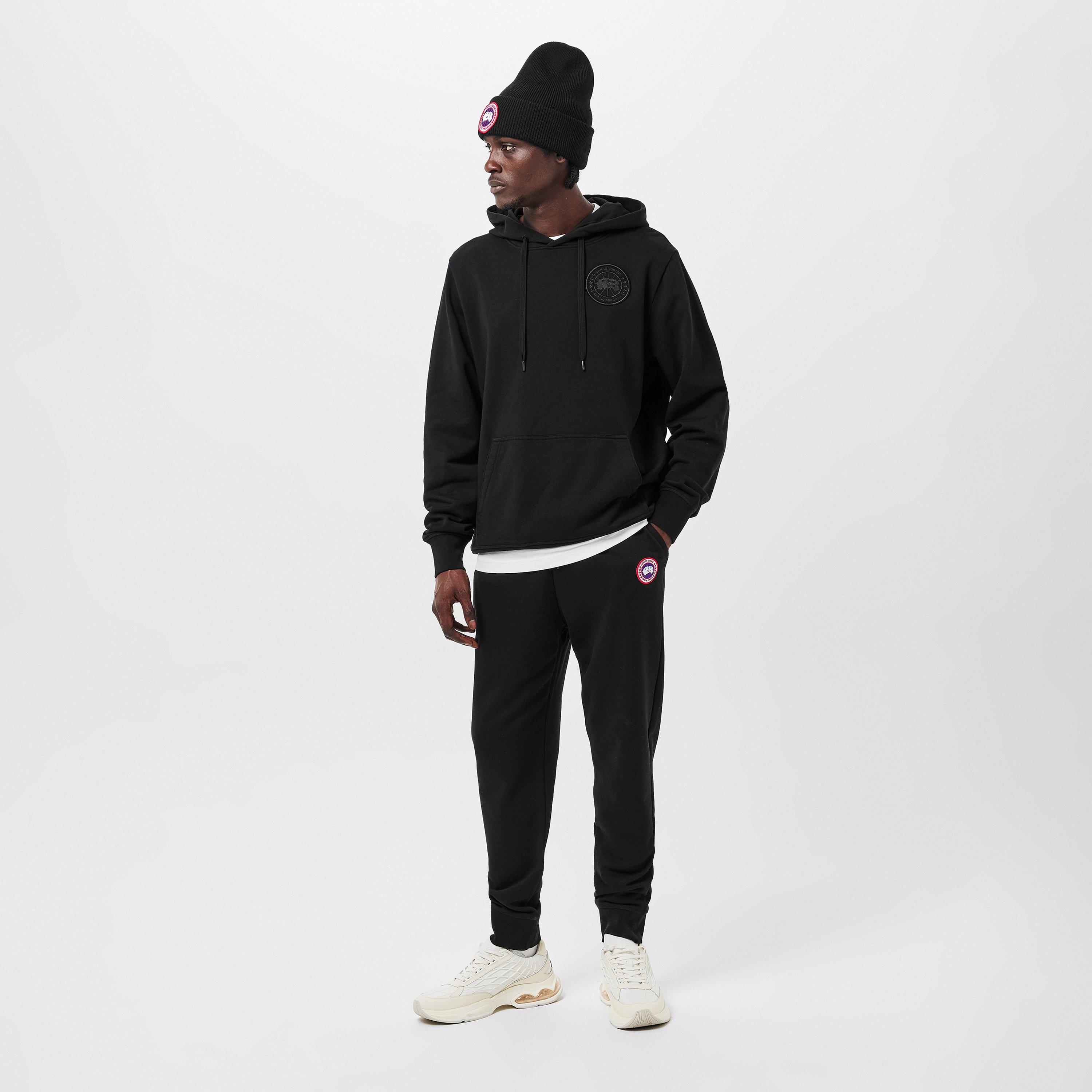 Black - Canada Goose - Men's Over the Head Hoodie - 6