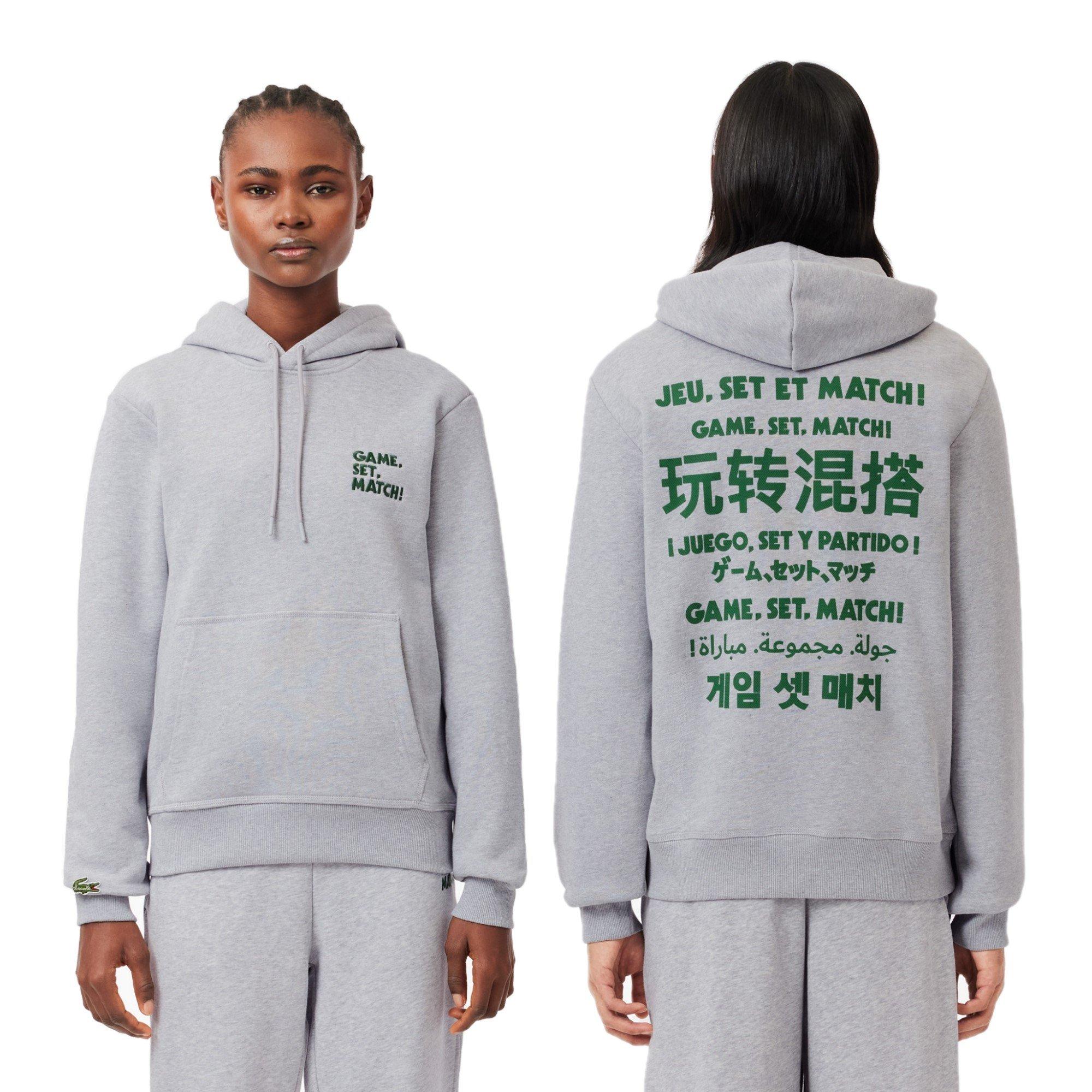 Lacoste Men's Hoodie - Silver Chine - 2XS
