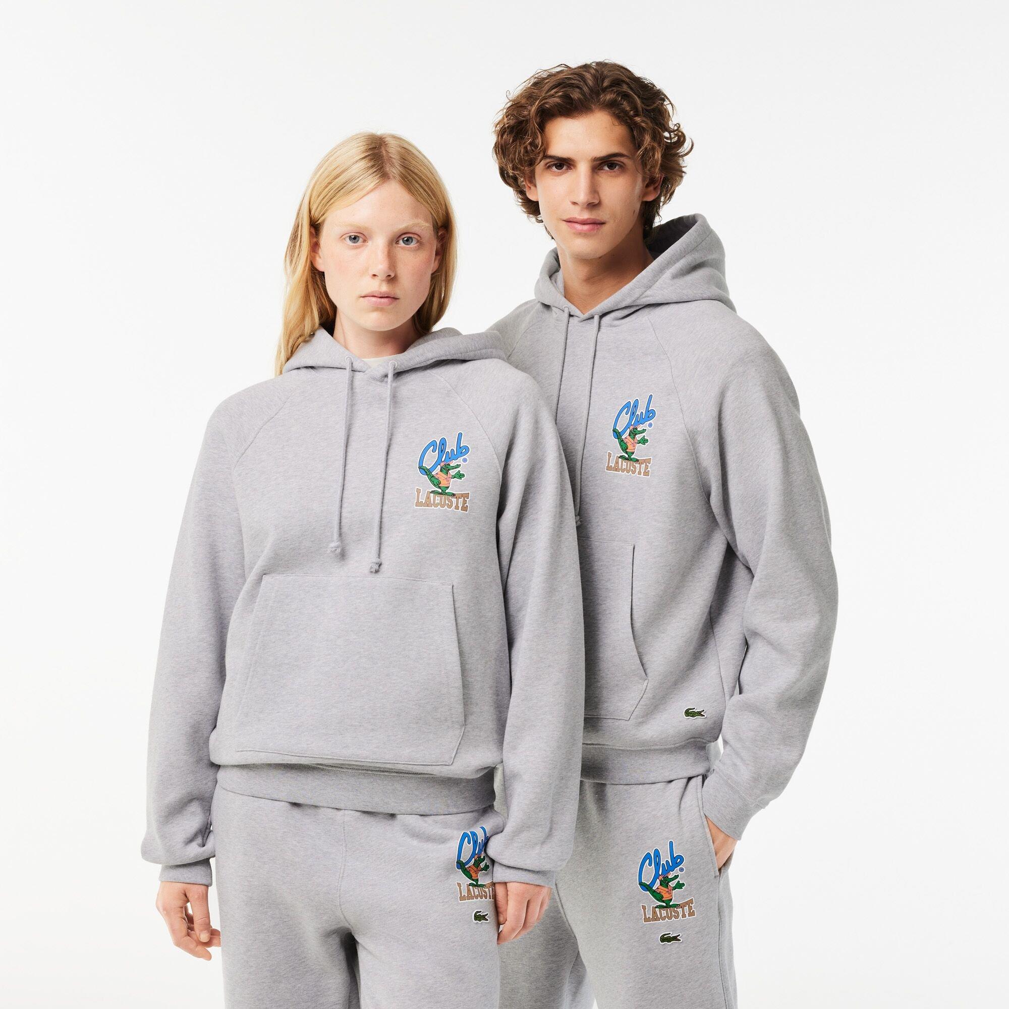 Lacoste Men's Over-the-Head Hoodie - Silver Chine - XS