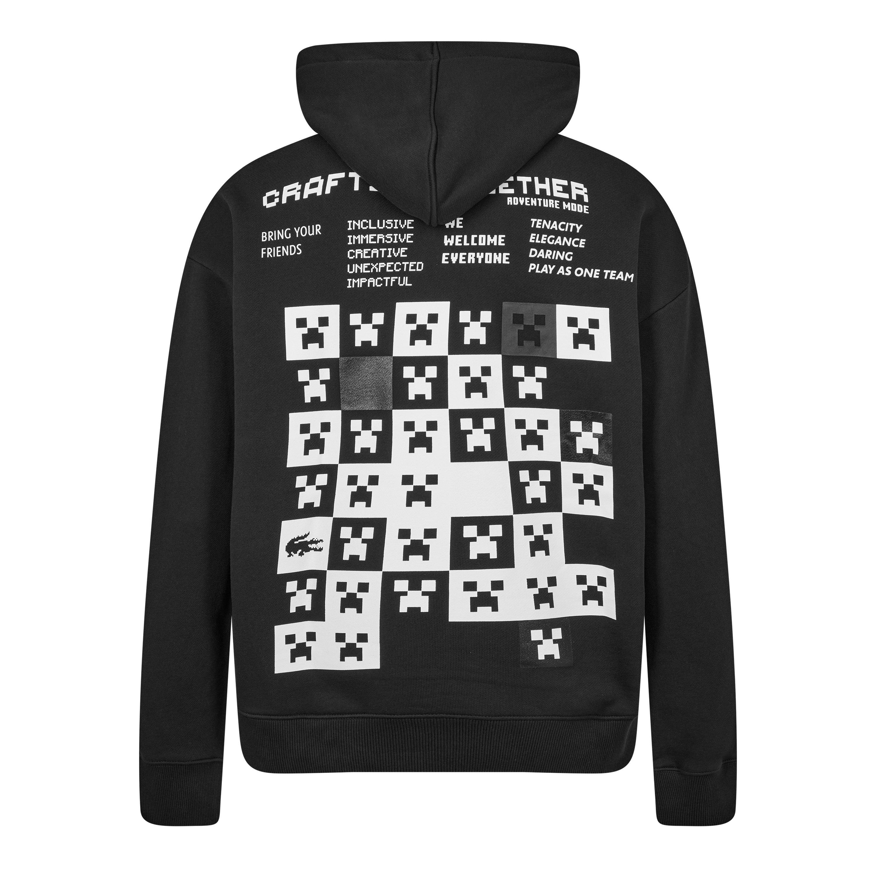 Black - Lacoste - Men's Minecraft Hoodie - 2