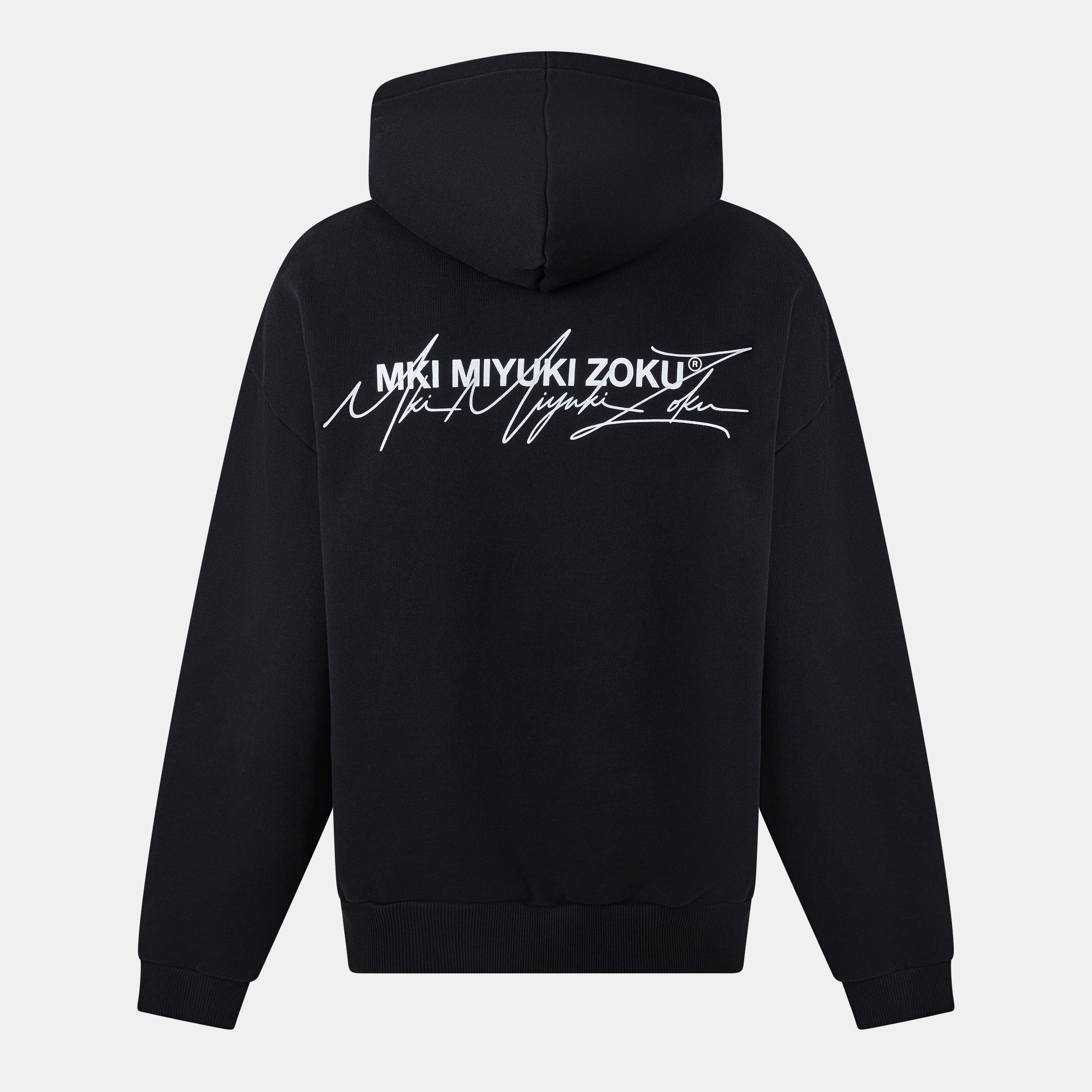 Black/Grey - MKI MIYUKI ZOKU - Script Oth Hoodie - 2