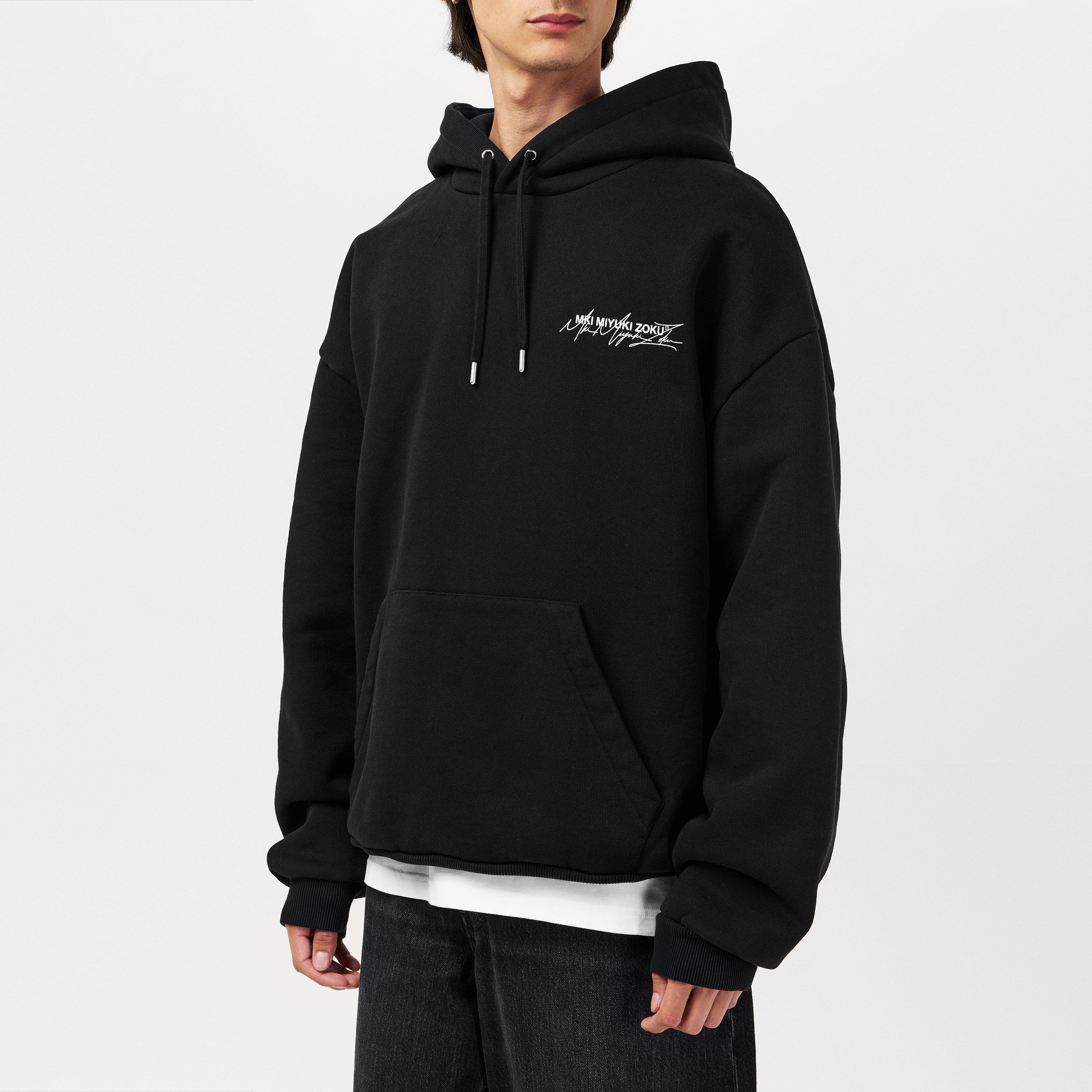 Black/Grey - MKI MIYUKI ZOKU - Script Oth Hoodie - 3