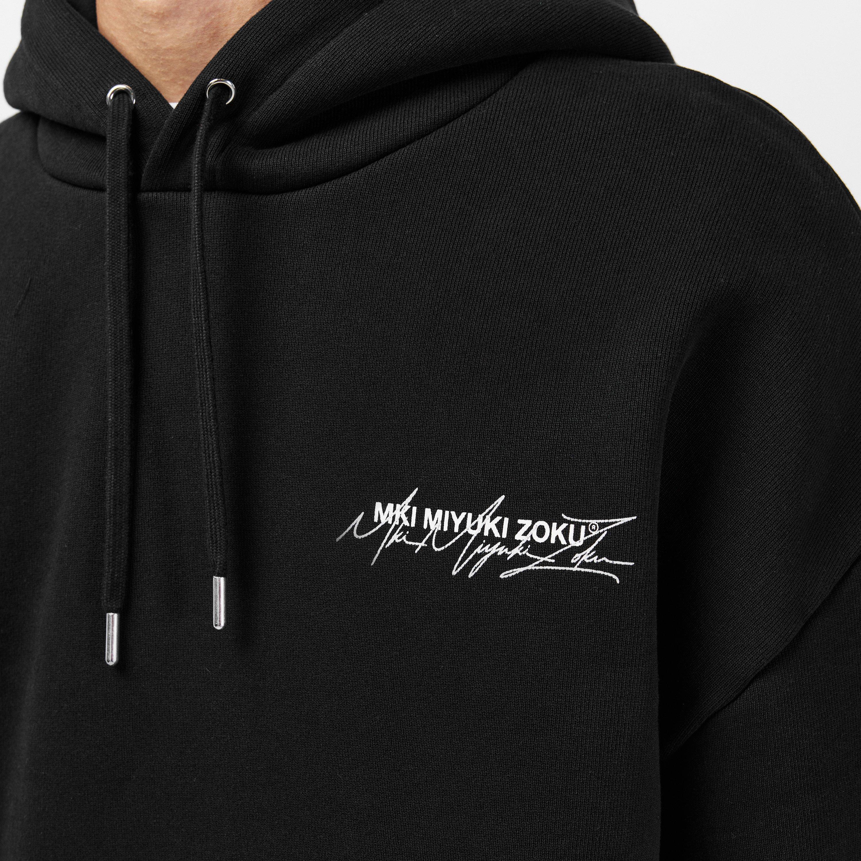 Black/Grey - MKI MIYUKI ZOKU - Script Oth Hoodie - 5