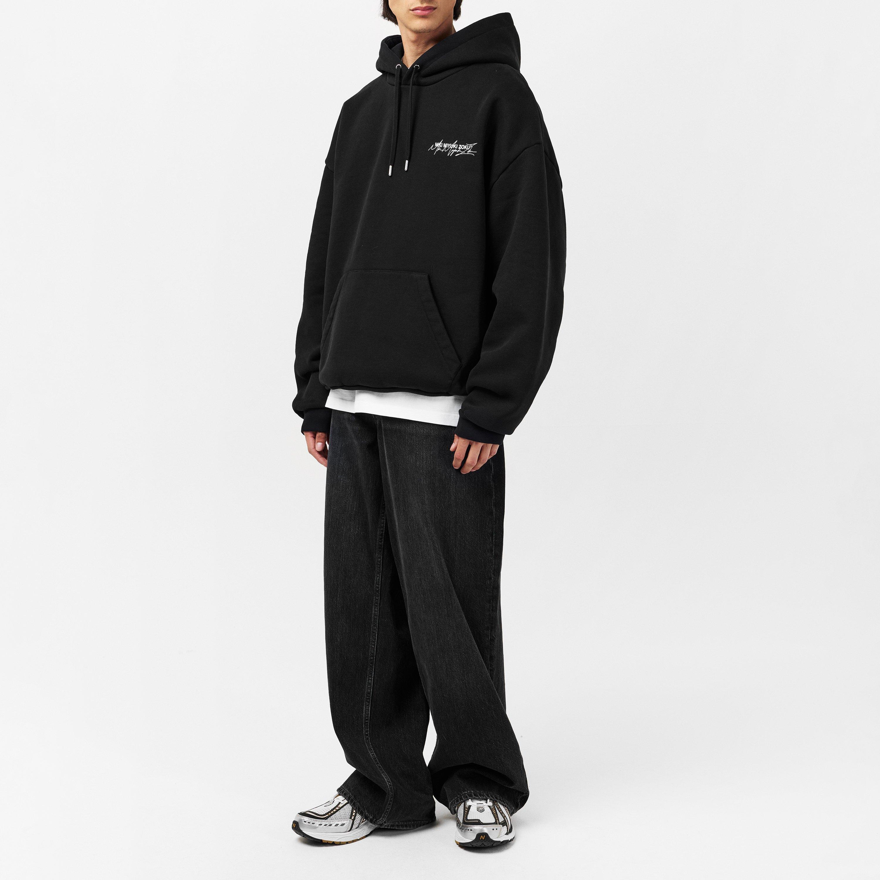 Black/Grey - MKI MIYUKI ZOKU - Script Oth Hoodie - 6